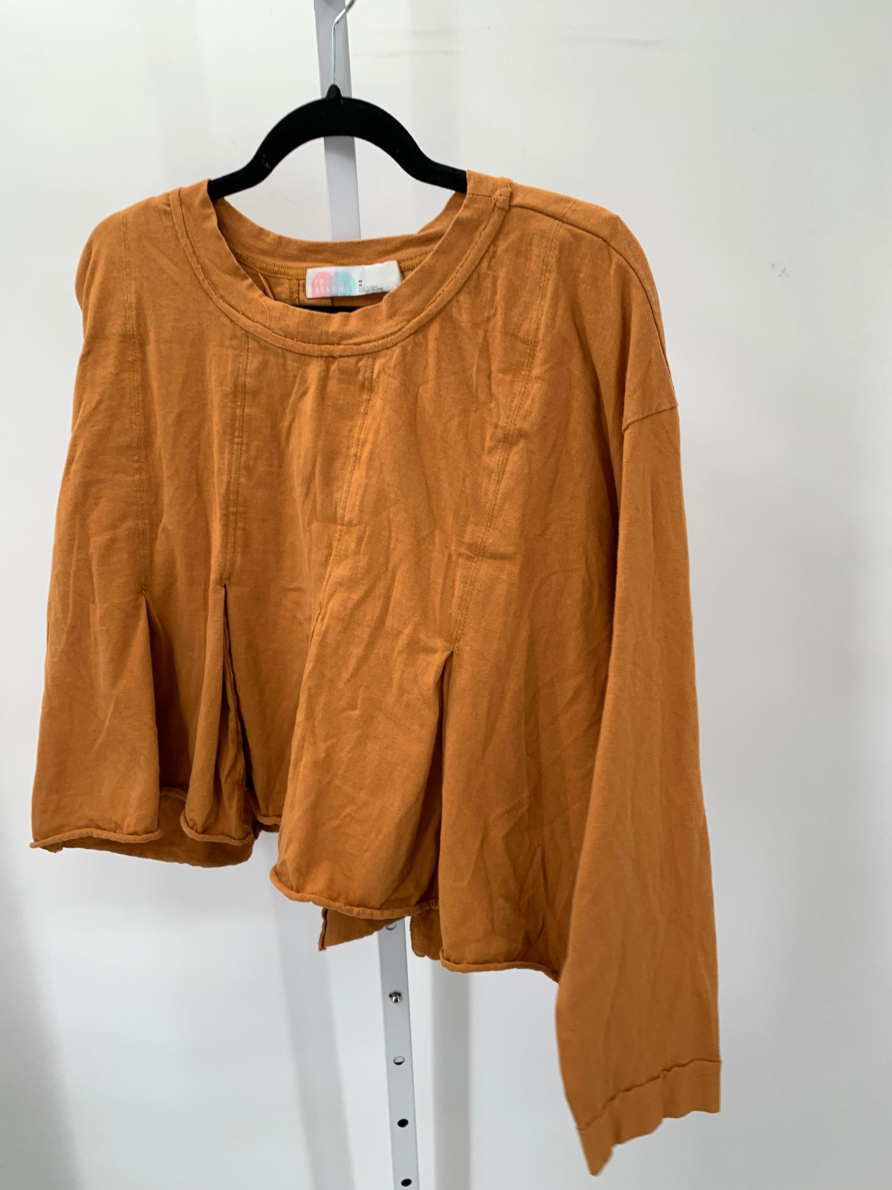 Free People Size Medium Misses Long Sleeve Shirt