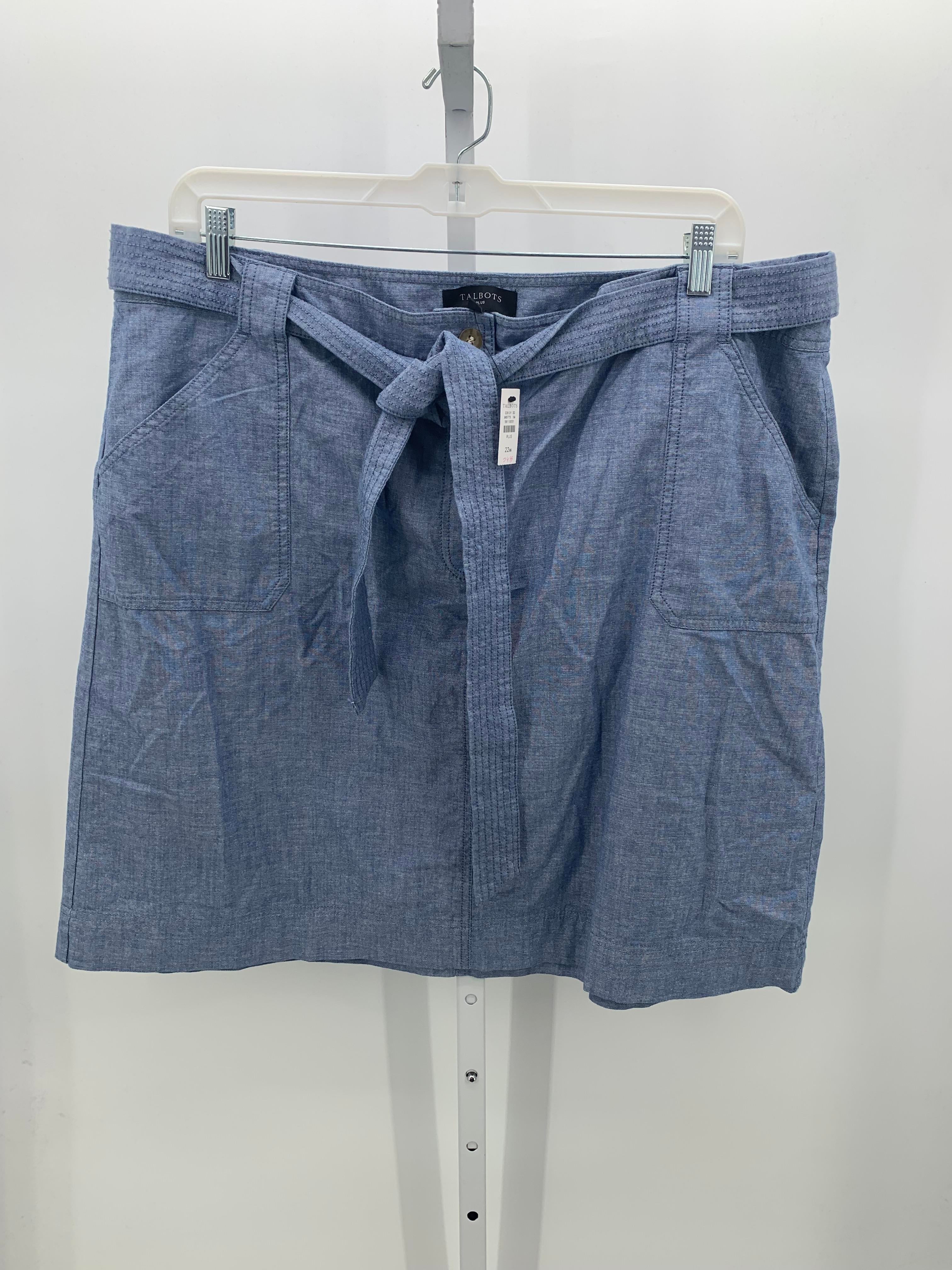 Talbots Size 22W Womens Skirt