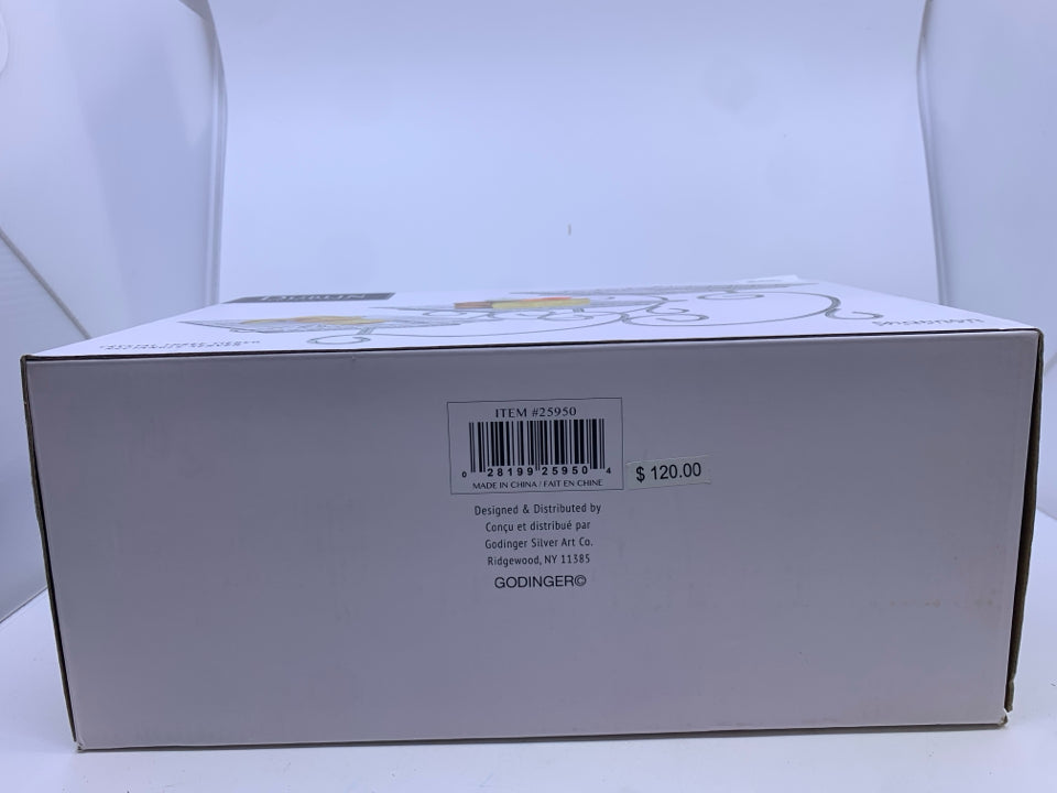 NIB CRYSTAL 3 TIERED RECTANGLE SERVER