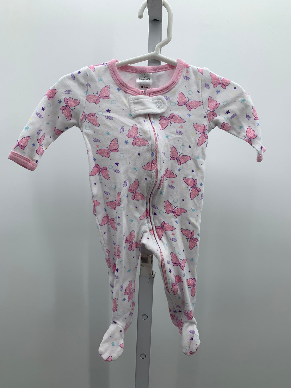 The Peanut Shell Size 0-3 months Girls Long Slv. Romper
