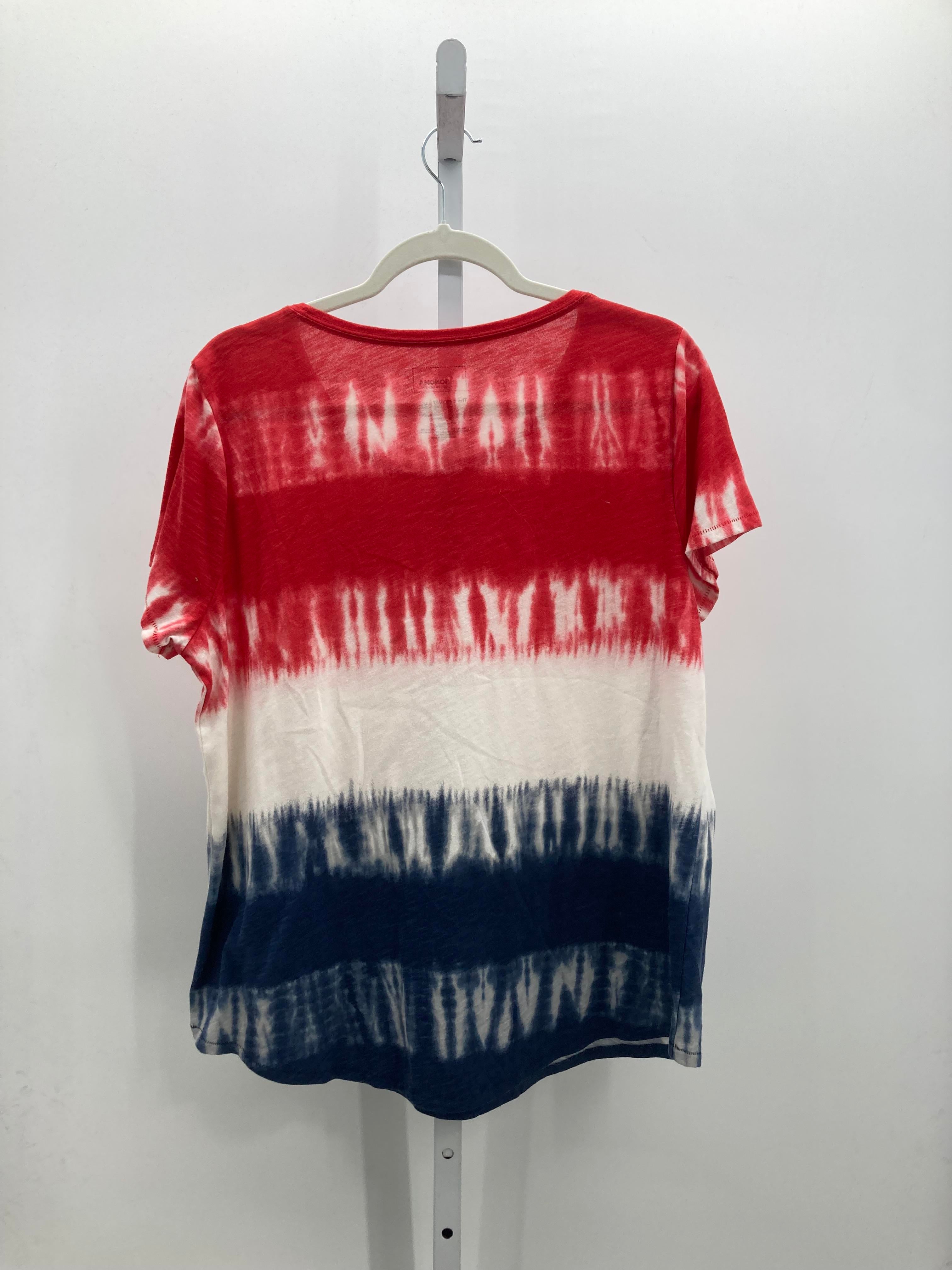 Sonoma Size Extra Large Misses Short Sleeve Shirt