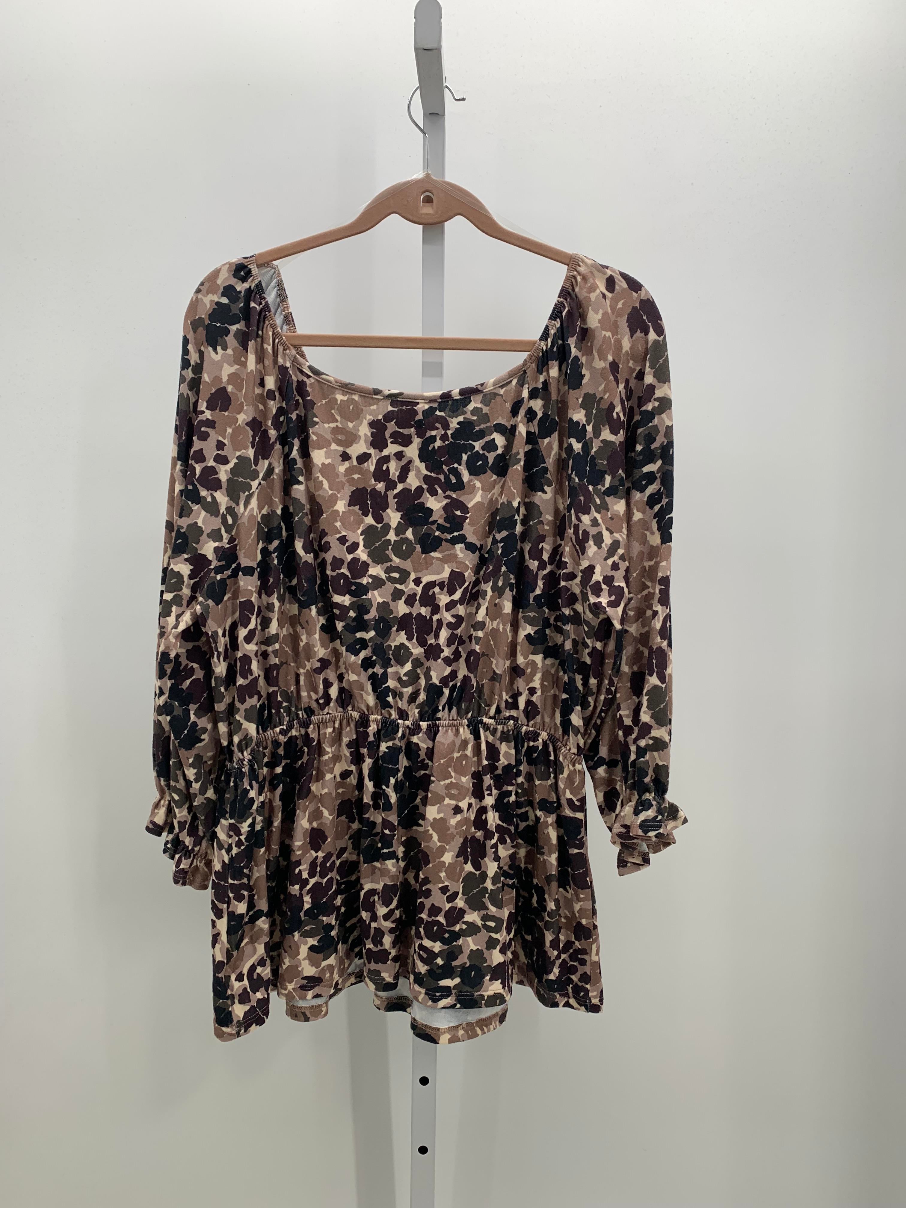 Size Extra Large Misses Long Sleeve Shirt