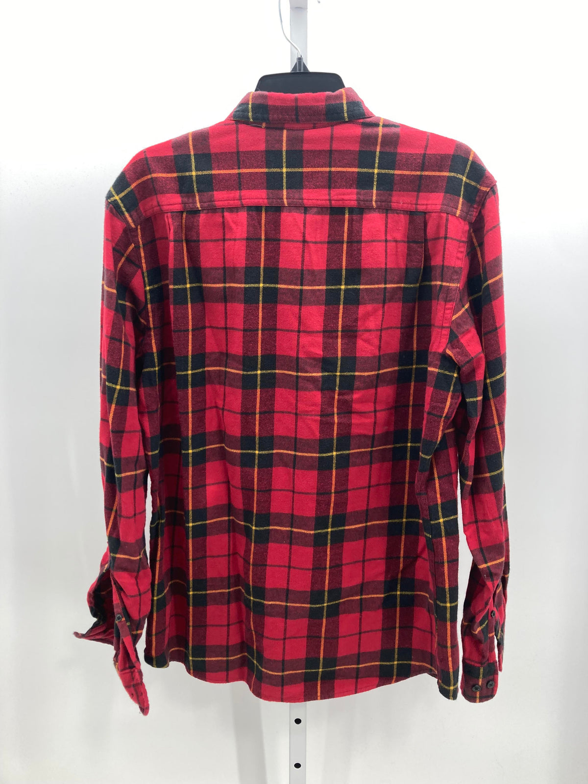 PLAID BTN DOWN