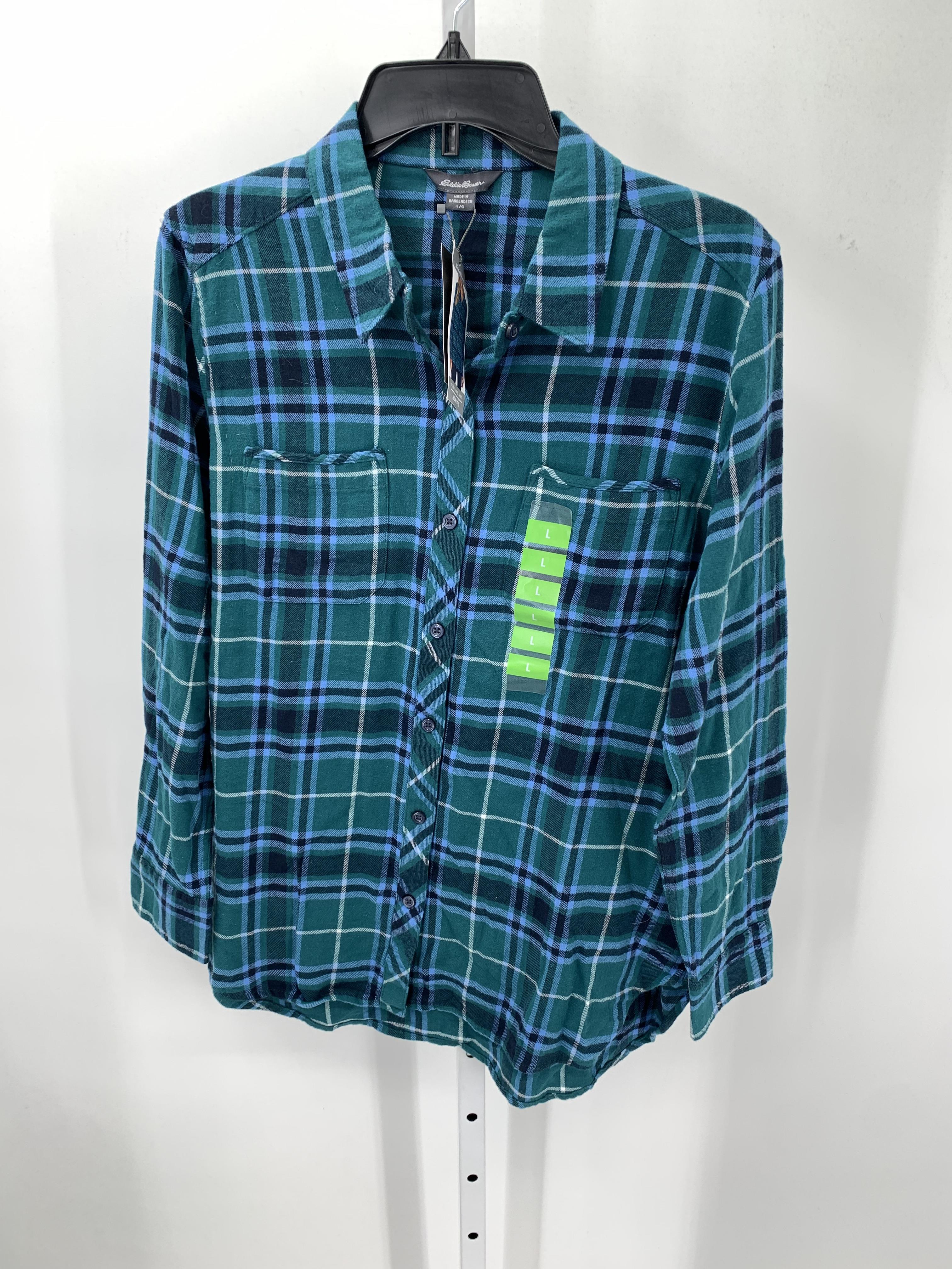 NEW PLAID BTN DOWN SHIRT