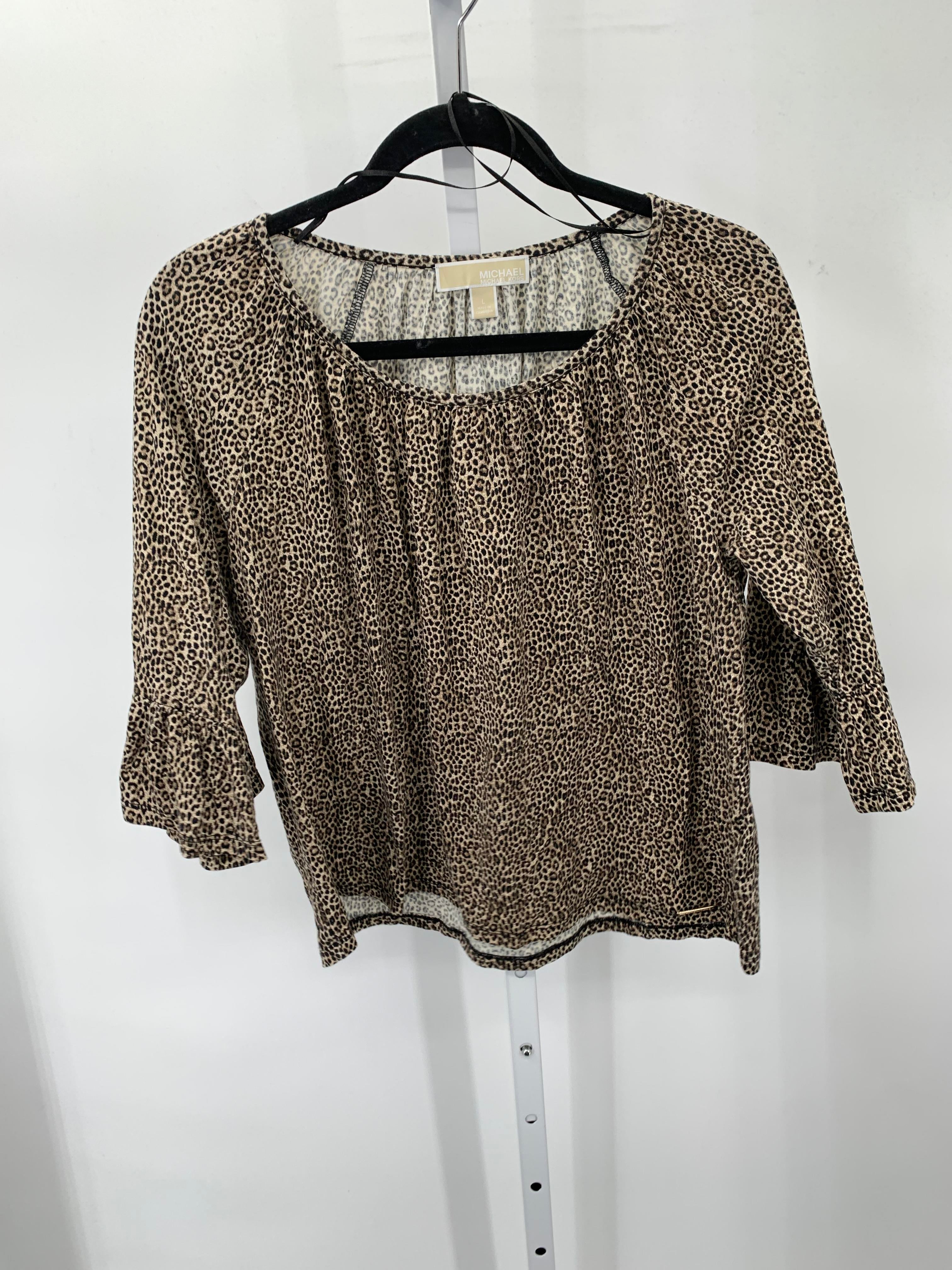 Michael Kors Size Large Misses Short Sleeve Shirt