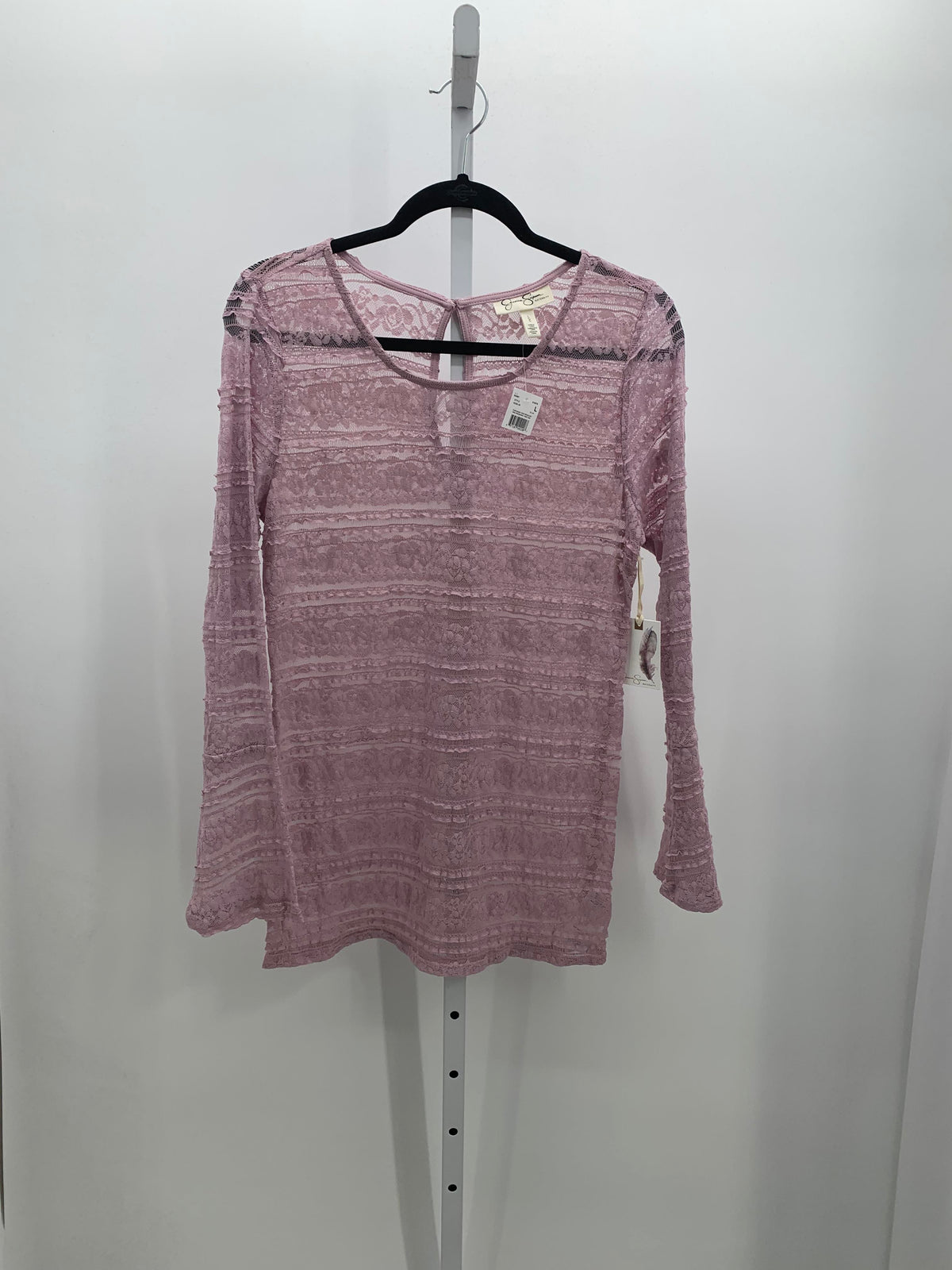 Jessica Simpson Purple Size Large Maternity Long Sleeve Shirt