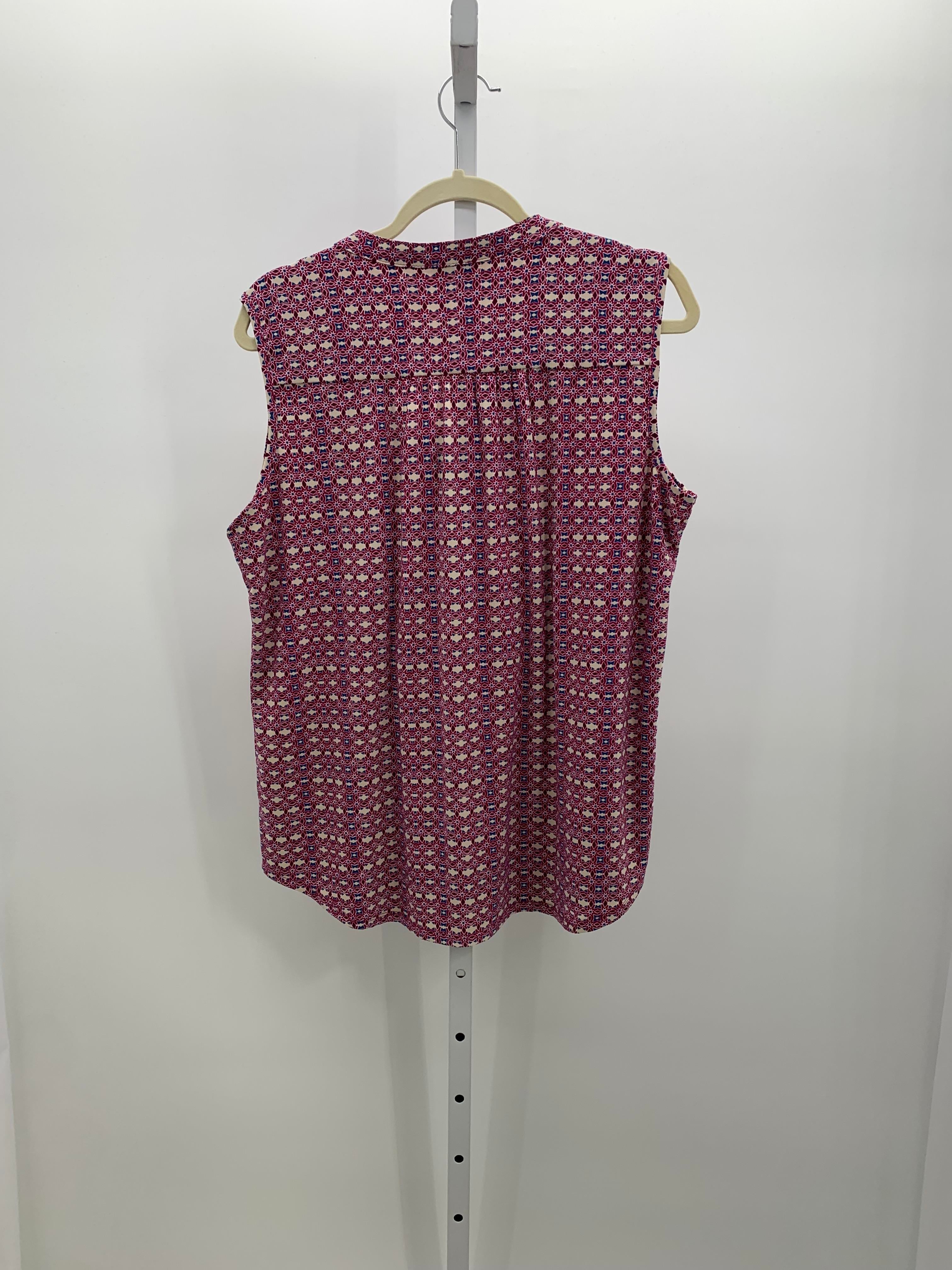 Westport Size Extra Large Misses Sleeveless Shirt