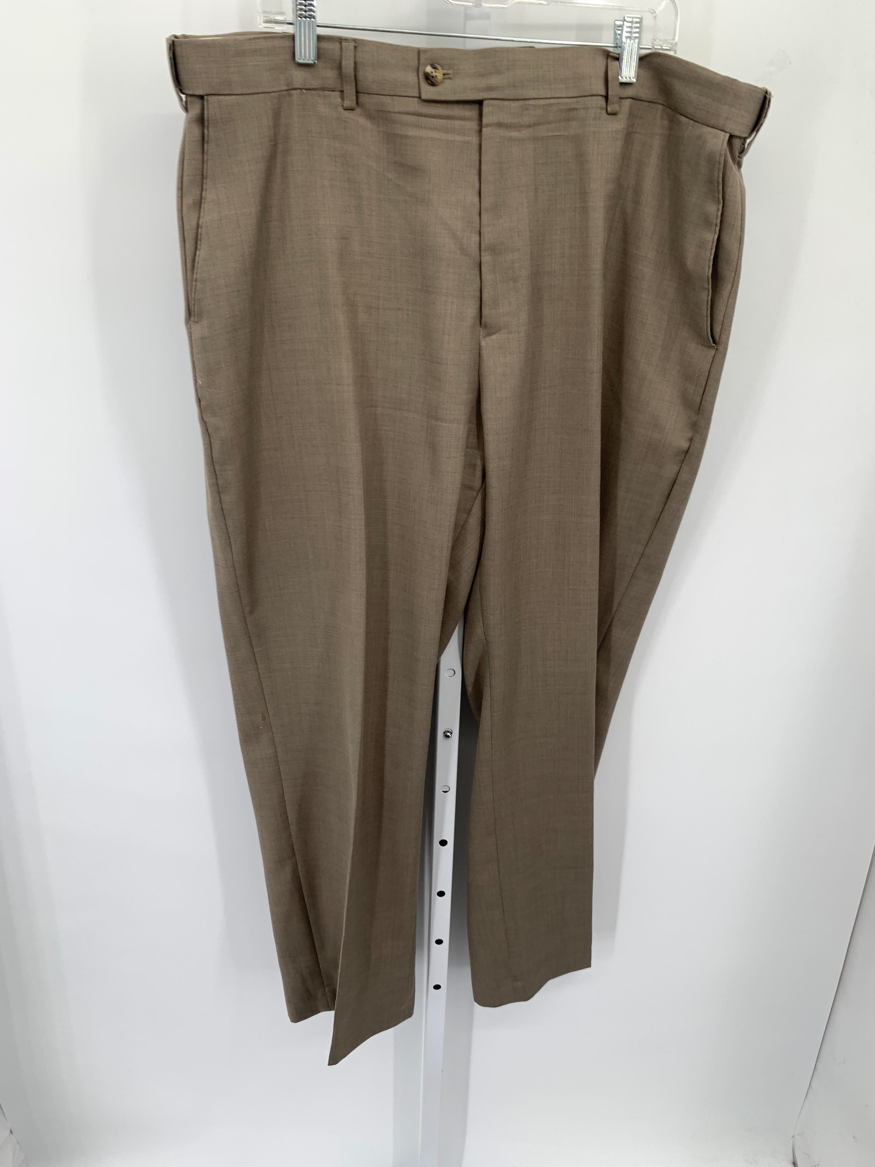 FLAT FRONT TROUSERS