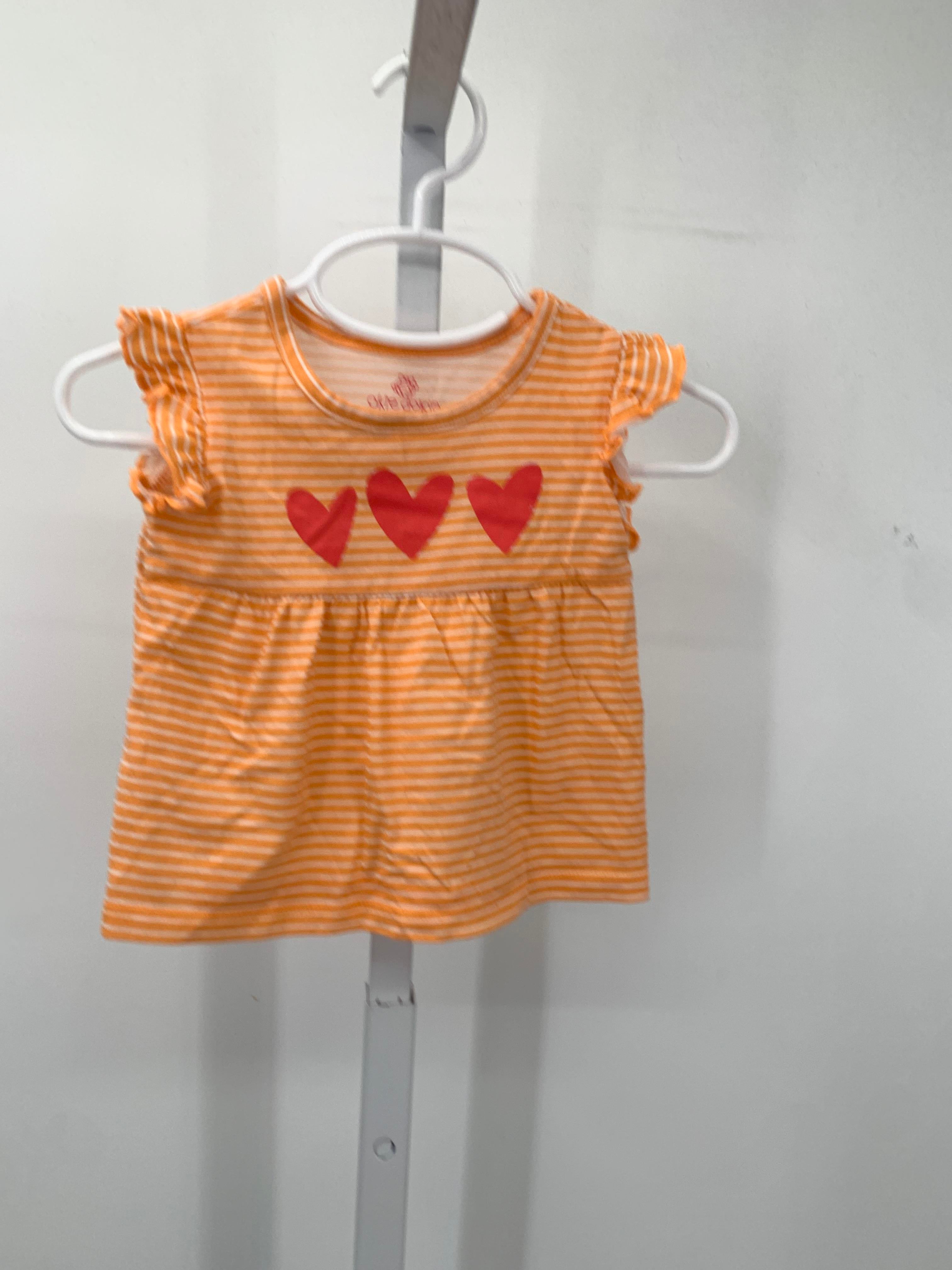 Okie Dokie Size 6 Months Girls Short Sleeve Shirt