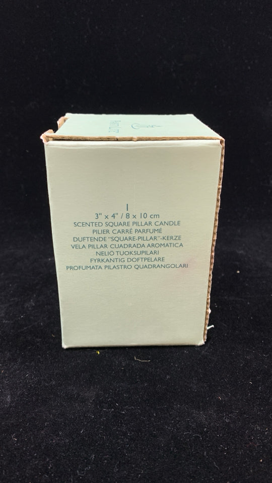 PARTY LITE SCENTED PILLAR CANDLE.