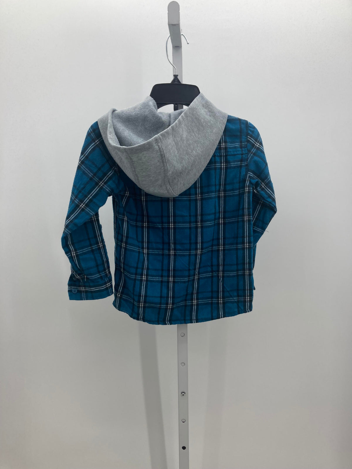 PLAID HOODED