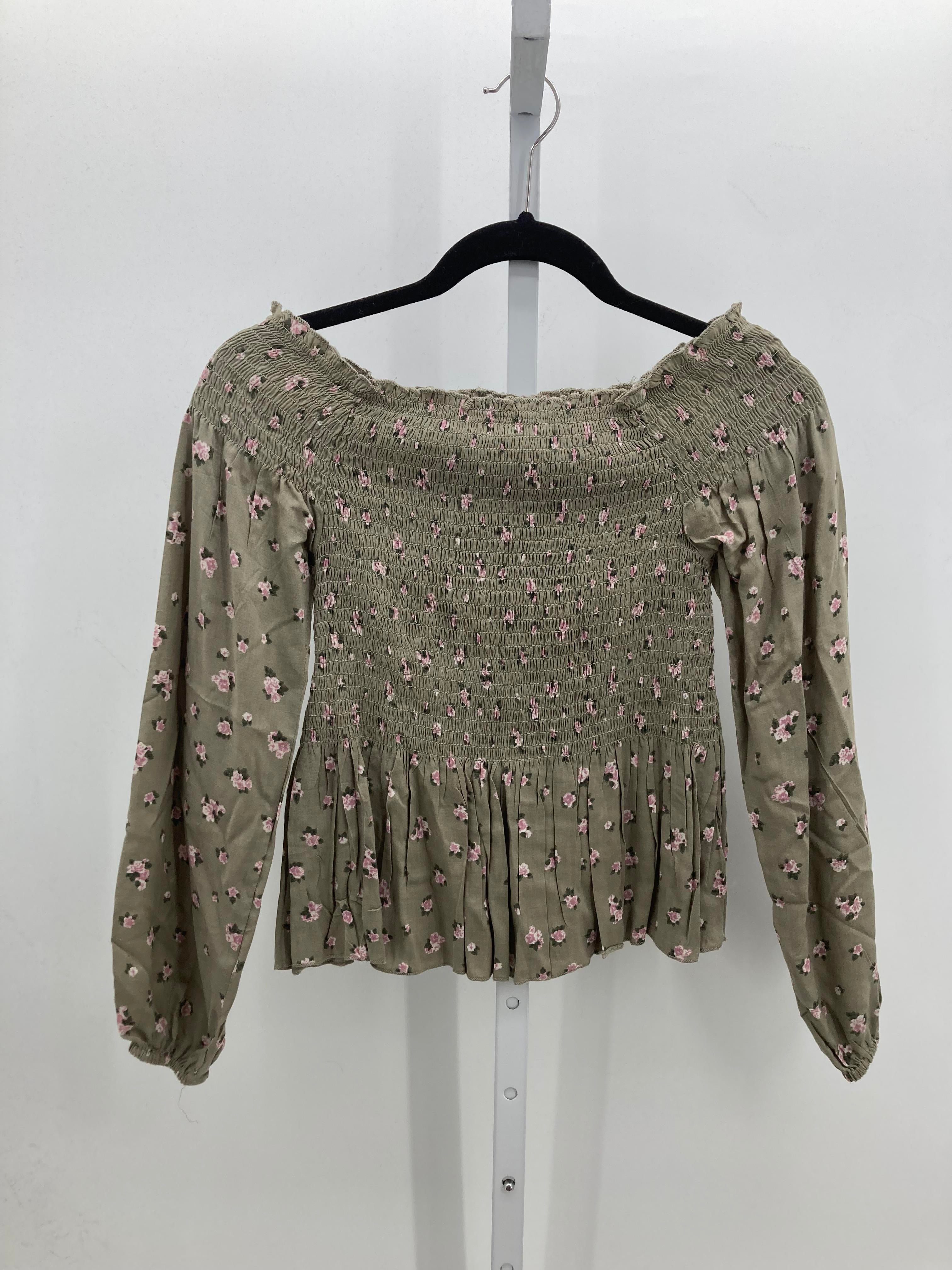 Japna Size X Small Juniors Long Sleeve Shirt