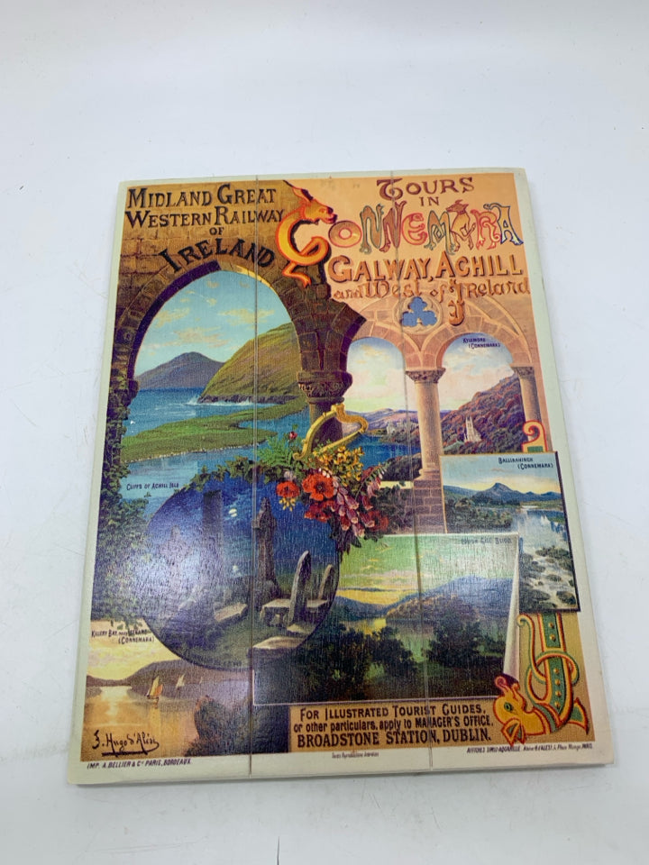 IRELAND THEMED LANDMARKS WALL HANGING.