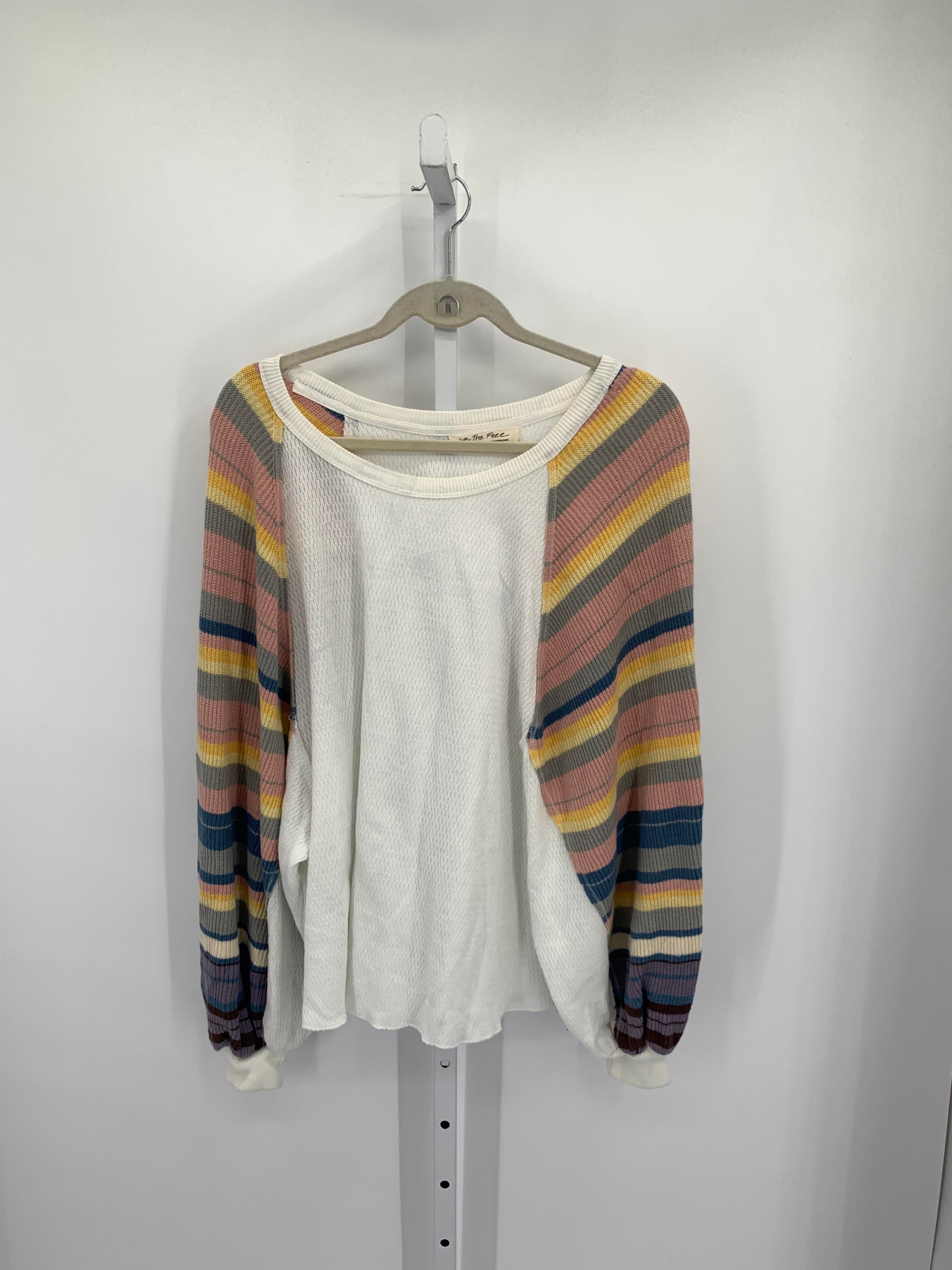 We The Free Size Medium Misses Long Slv Sweater