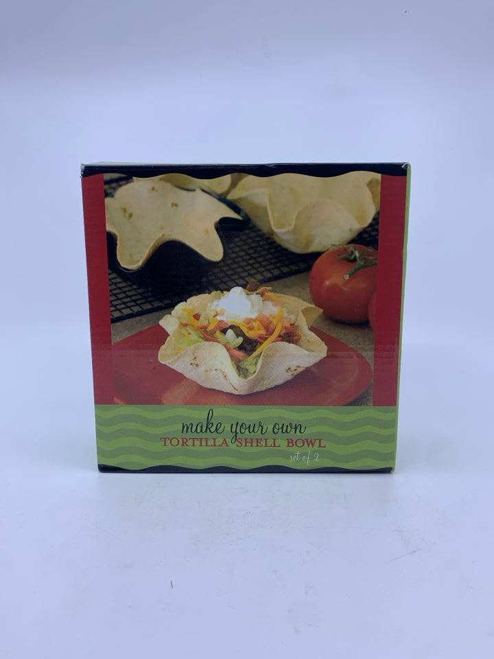 NIB TORTILLA SHELL BOWL.