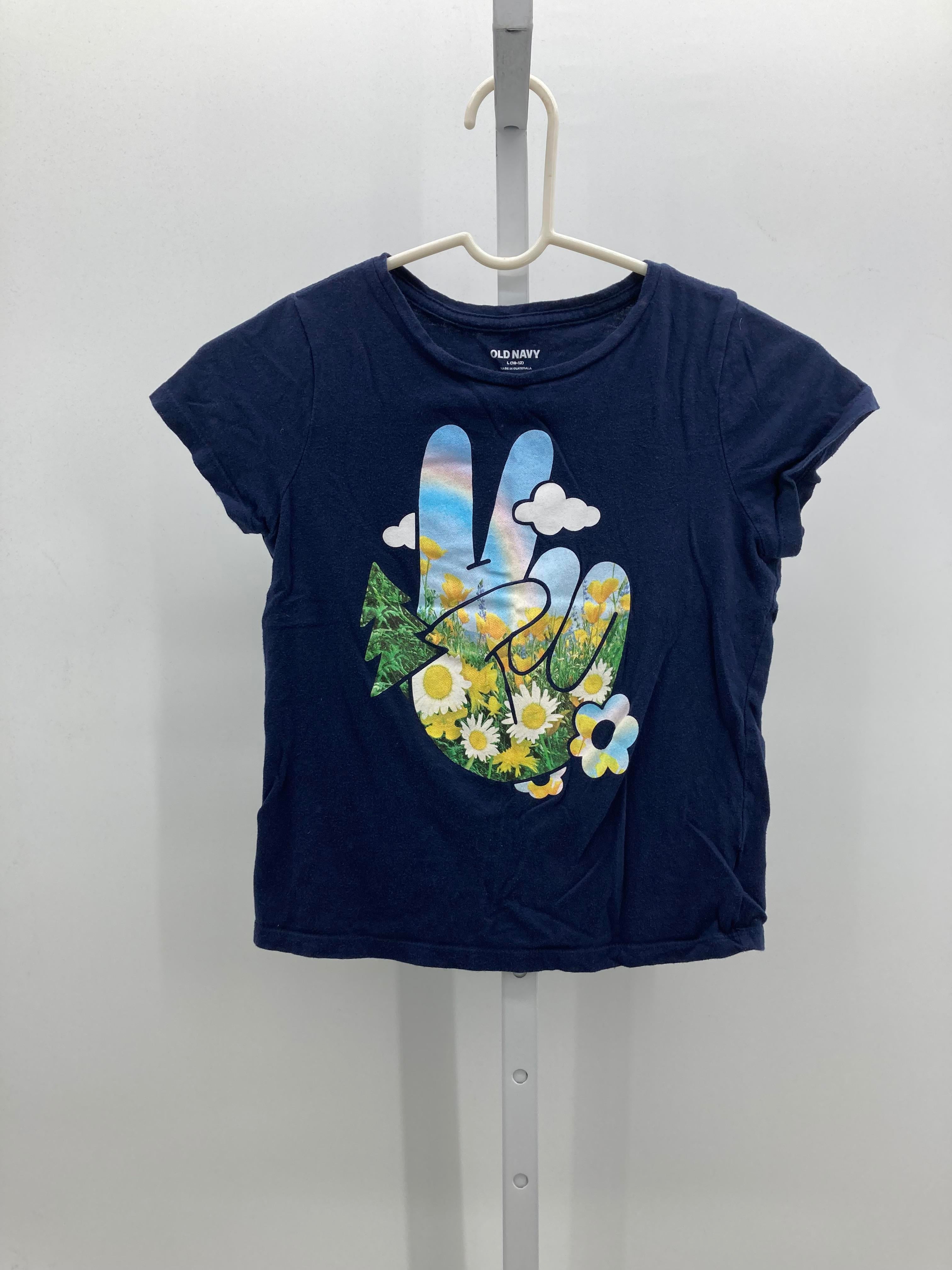 Old Navy Size 10-12 Girls Short Sleeve Shirt