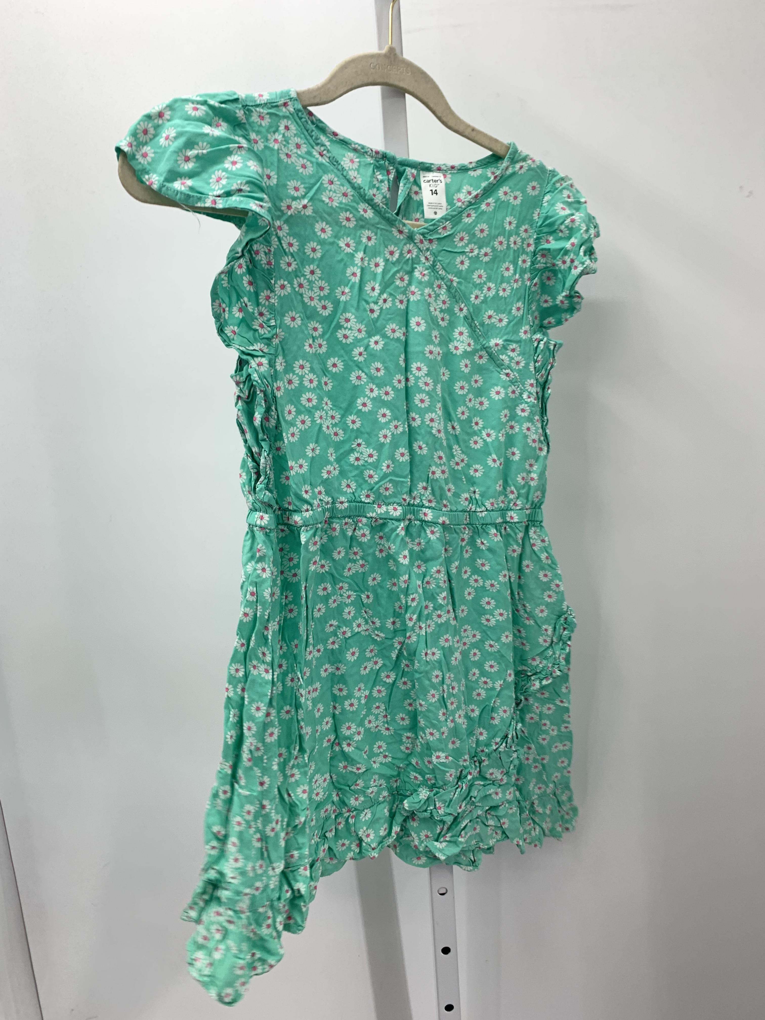 Carters Size 14 Girls Short Sleeve Dress