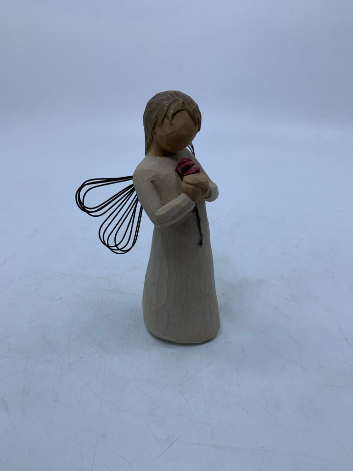 LOVING ANGEL GOLDING 1 RED ROSE.