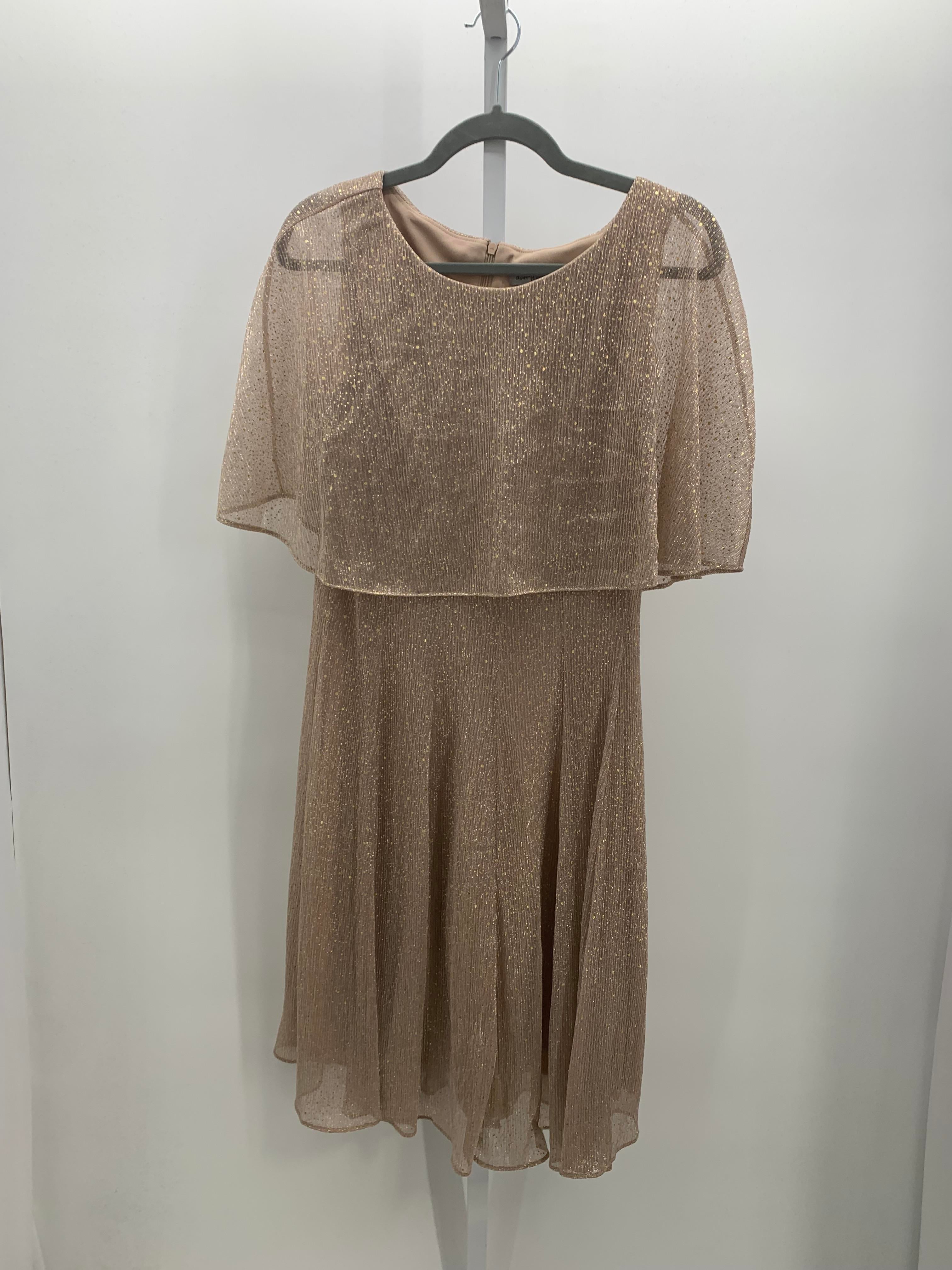 Danny & Nicole Size 12 Misses Short Sleeve Dress