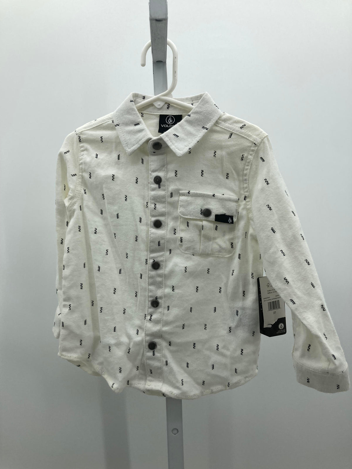 NEW BLACK PATTERN BTN DOWN