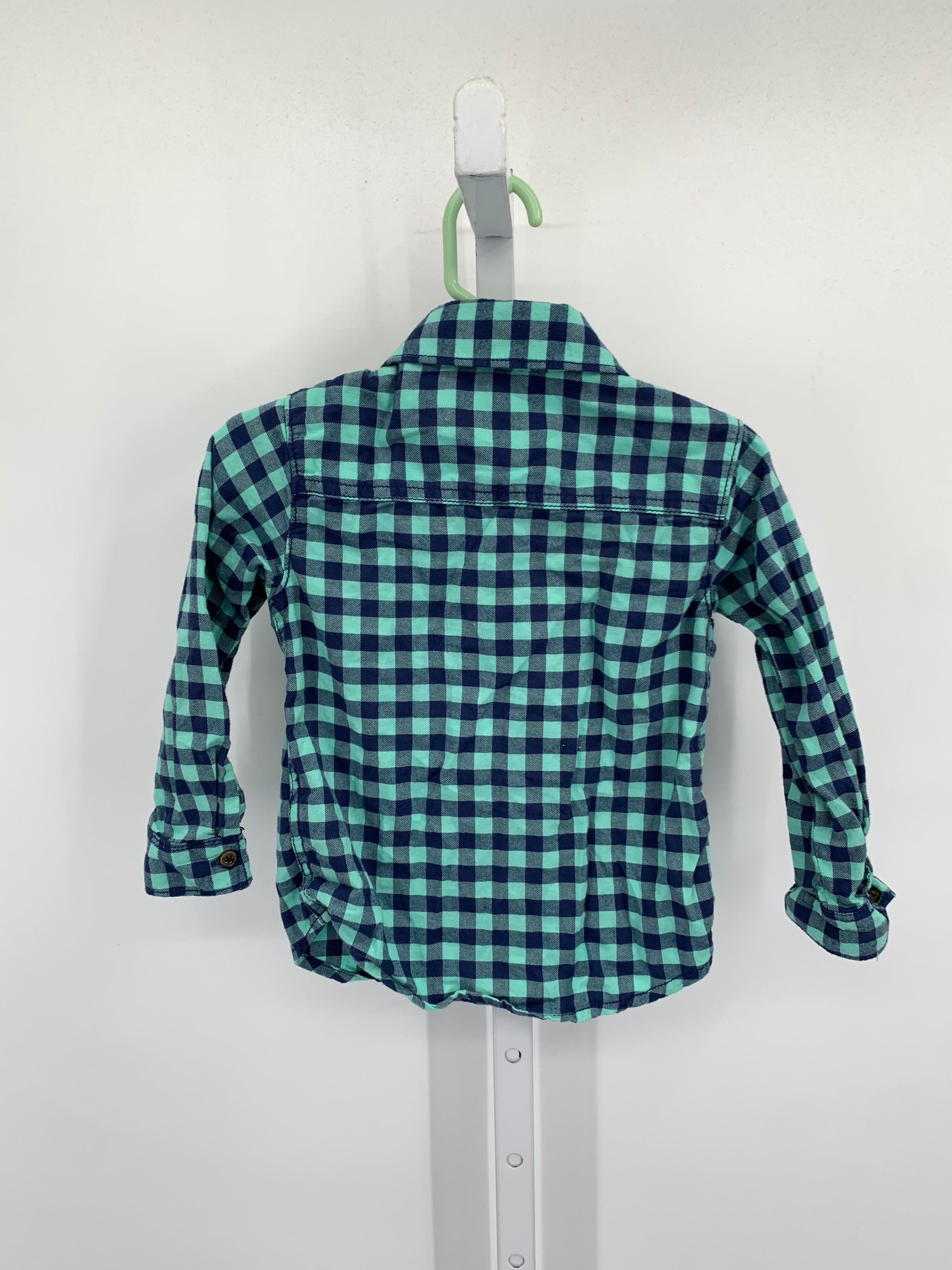 BLUE CHECKERED BUTTON DOWN