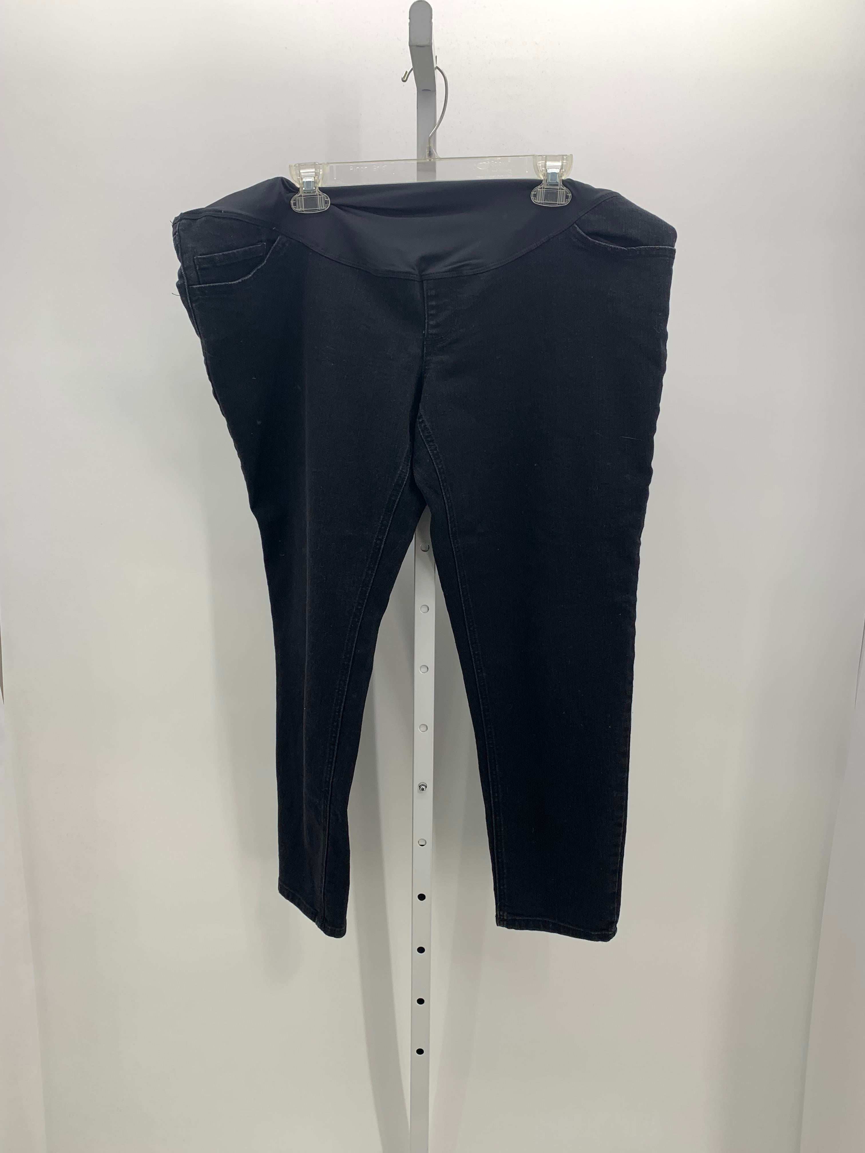 Time and Tru Black Size XXL Maternity Jeans