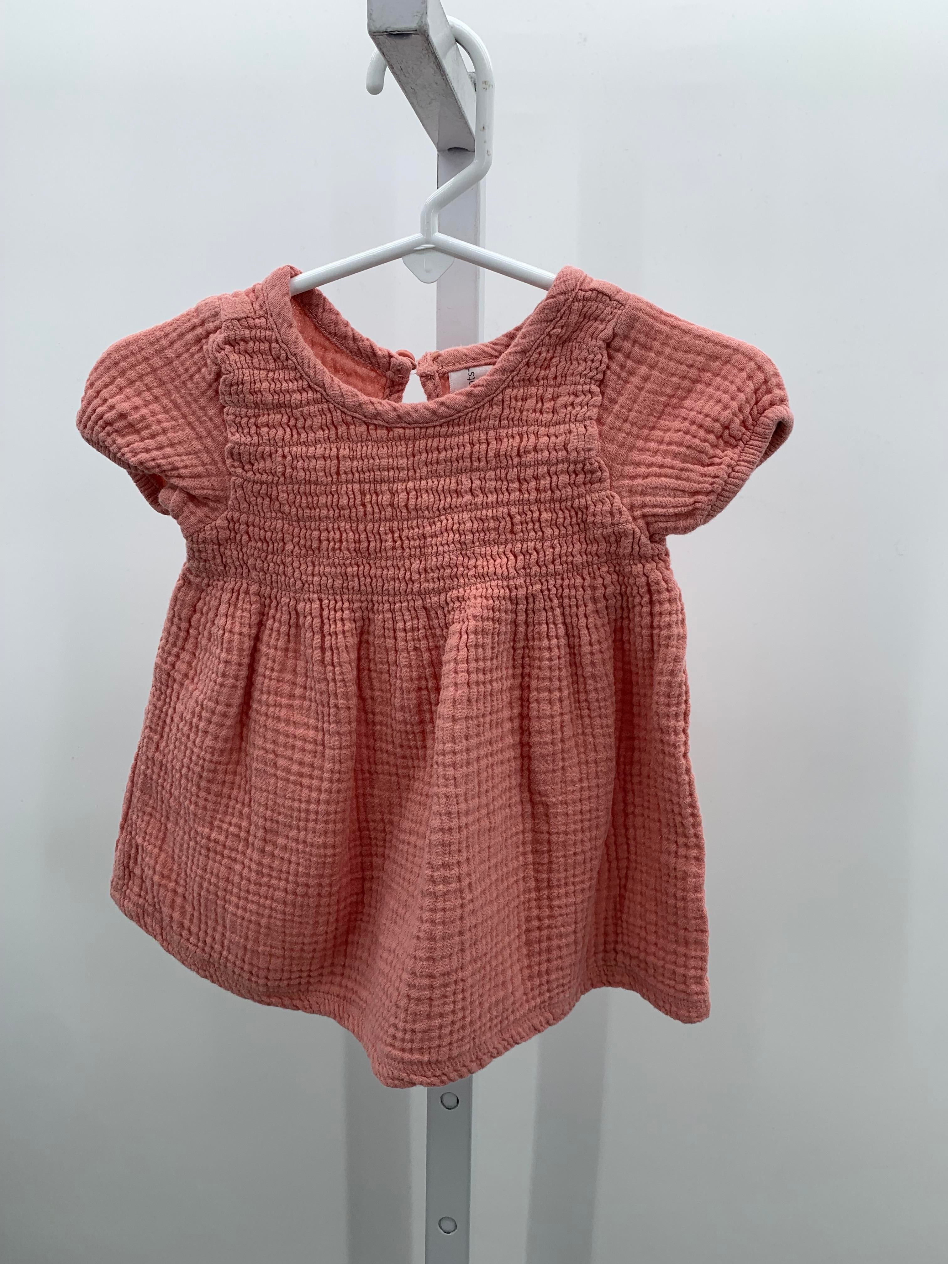 Modern Moments Size 6-9 mon Girls Short Sleeve Dress