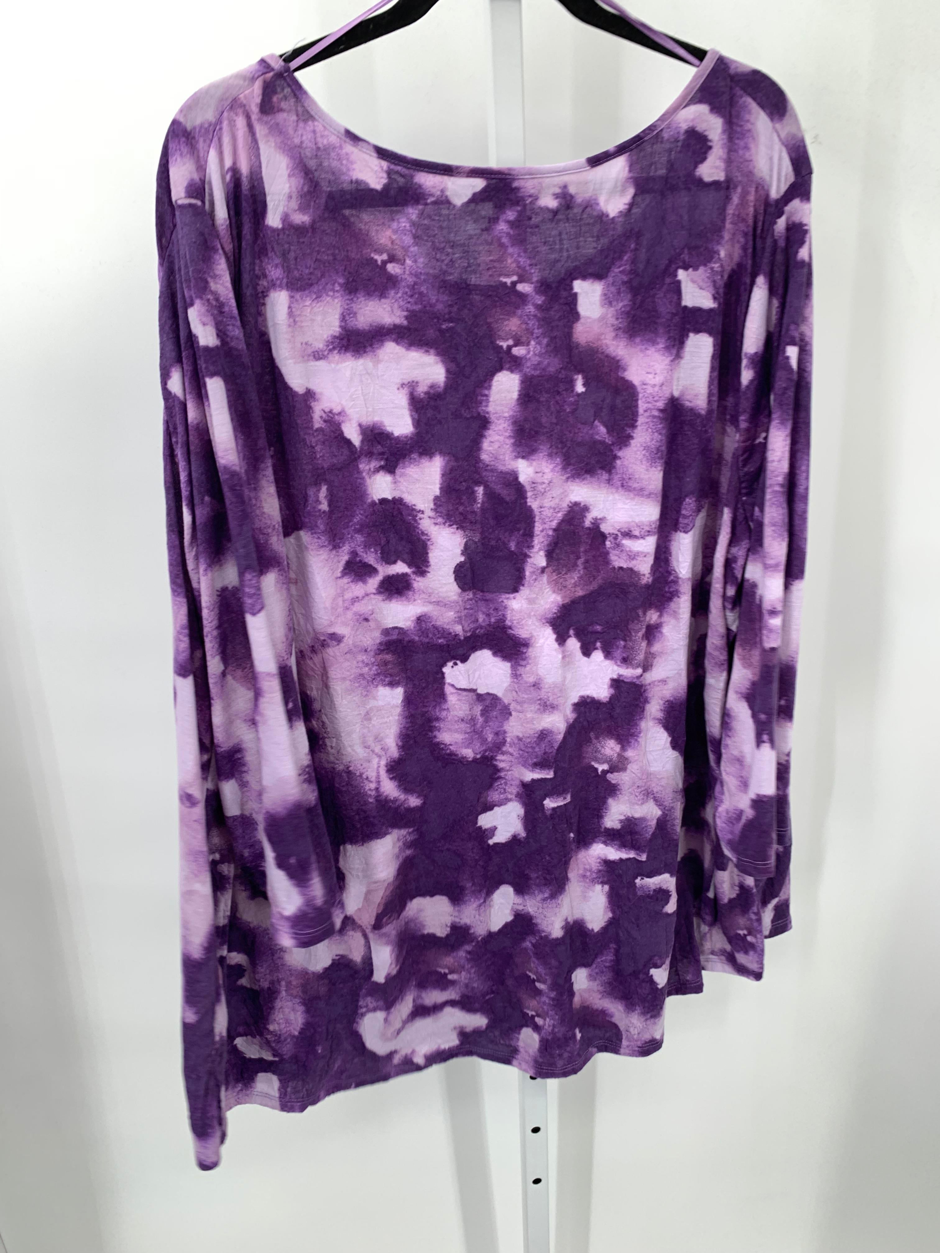 Size 3X Womens 3/4 Sleeve Shirt