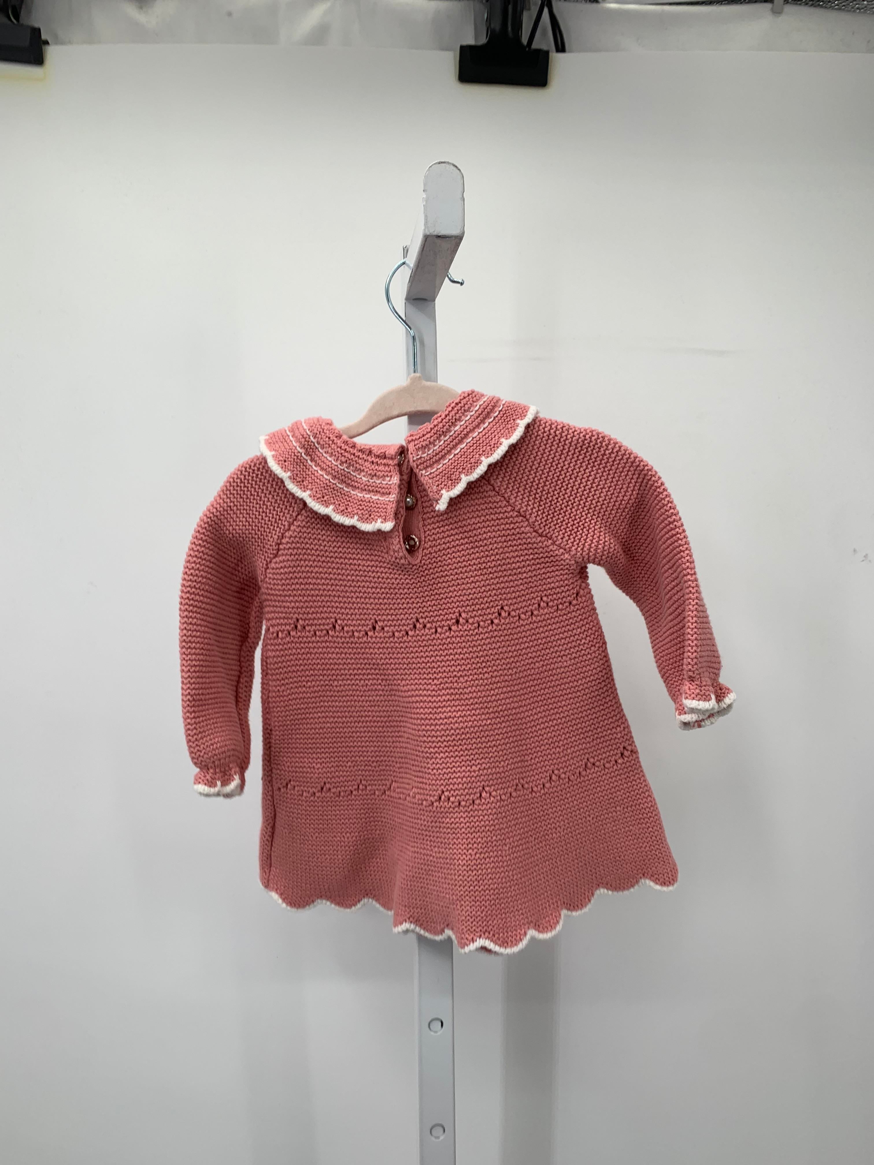 Shabby Chic Size 3-6 Months Girls Long Sleeve Dress
