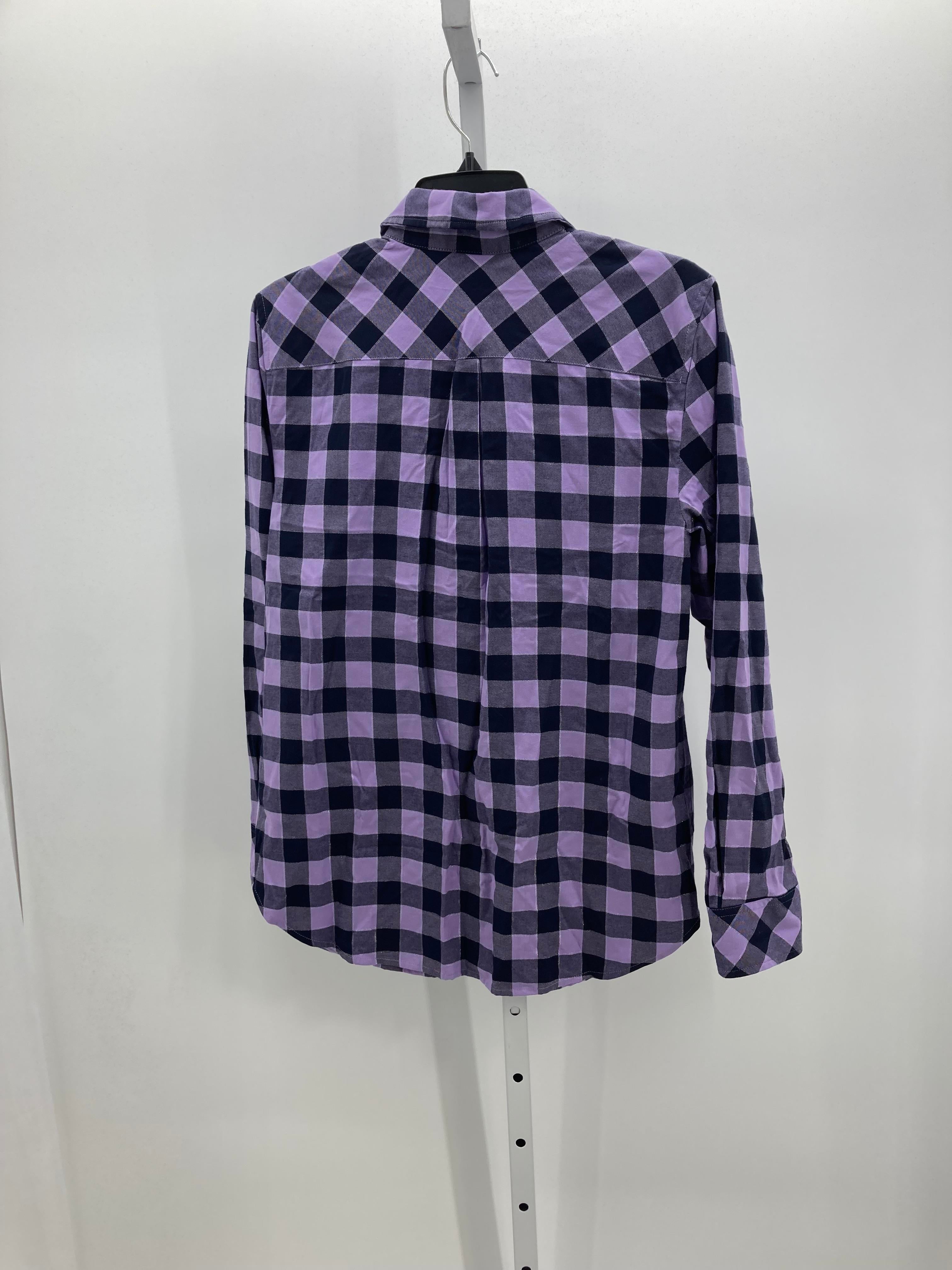 Talbots Size Medium Misses Long Sleeve Shirt