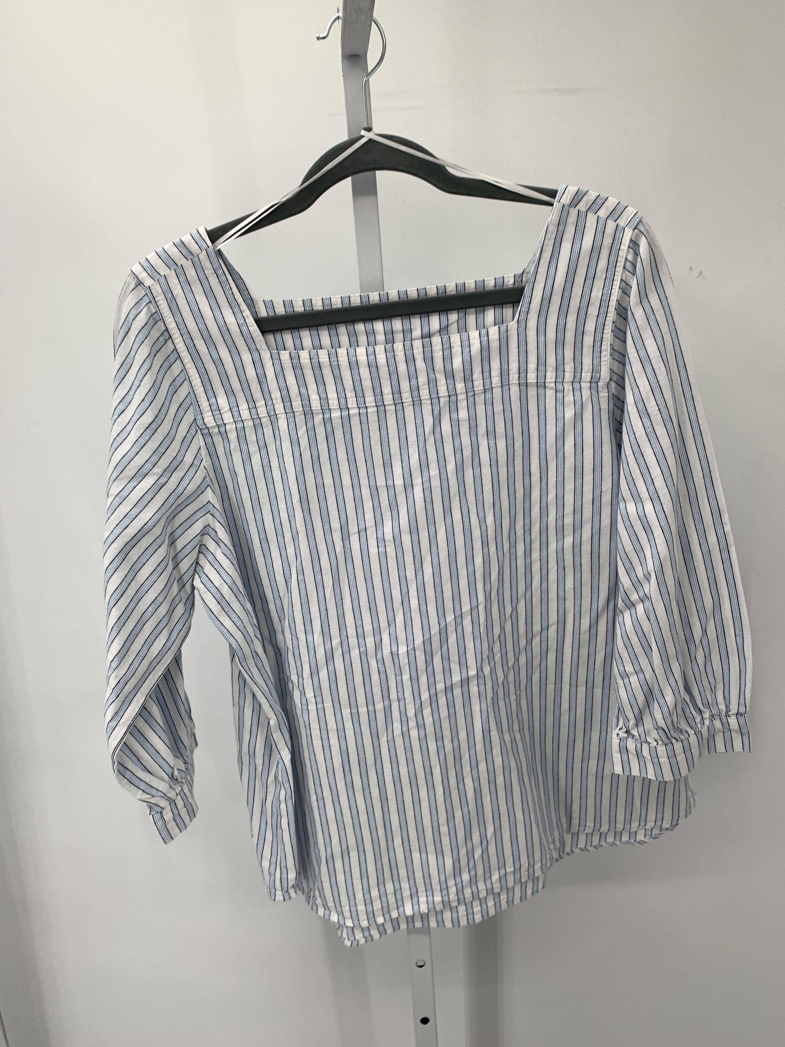 Time and Tru Size Large Misses 3/4 Sleeve Shirt
