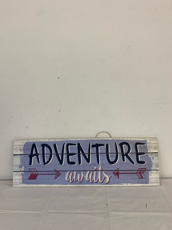 ADVENTURE AWAITS WALL ART.