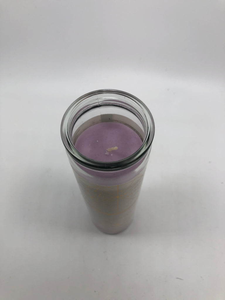 LONG MEDITATION CANDLE LAVENDER AND FRANKINCENSE.