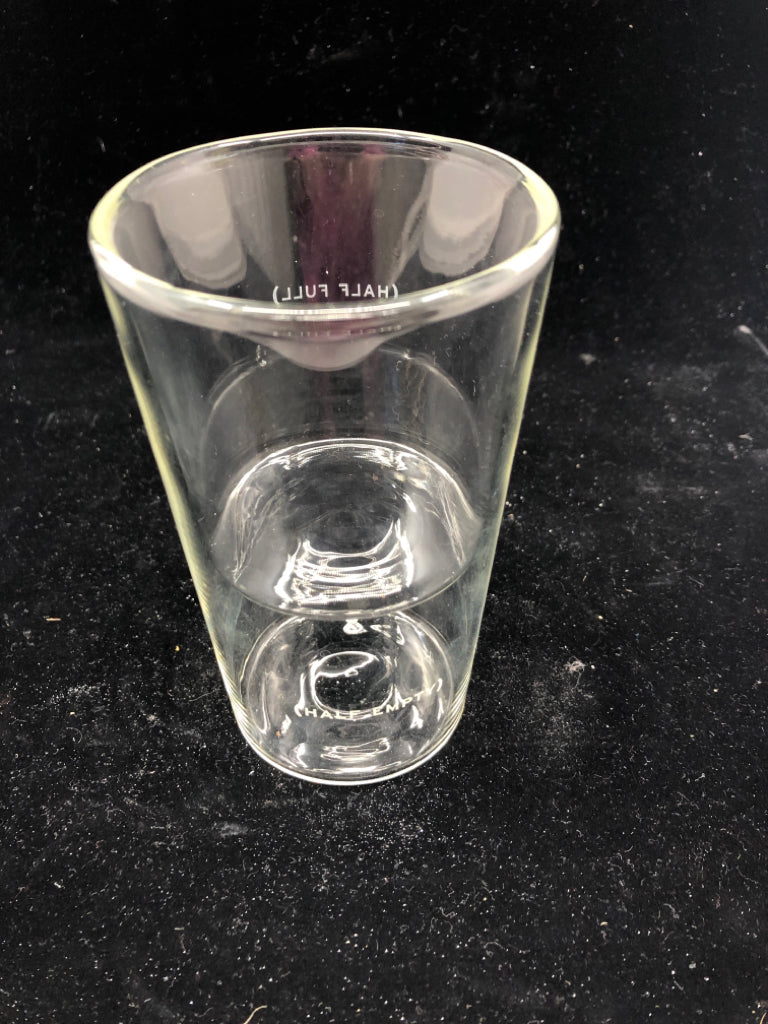 FILLABLE VASE/ CANDLE HOLDER GLASS.