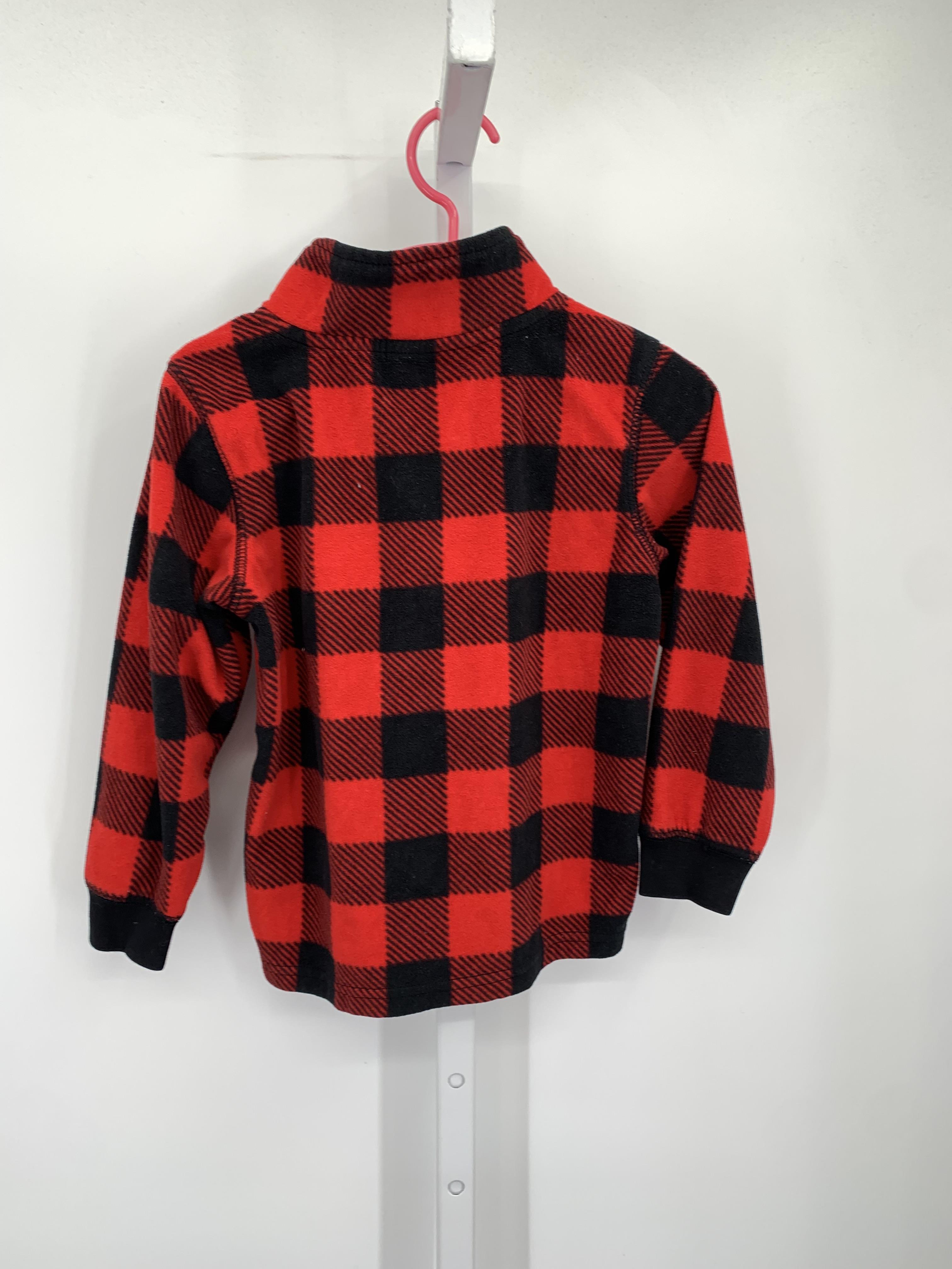 BLACK CHECKERED FLEECE