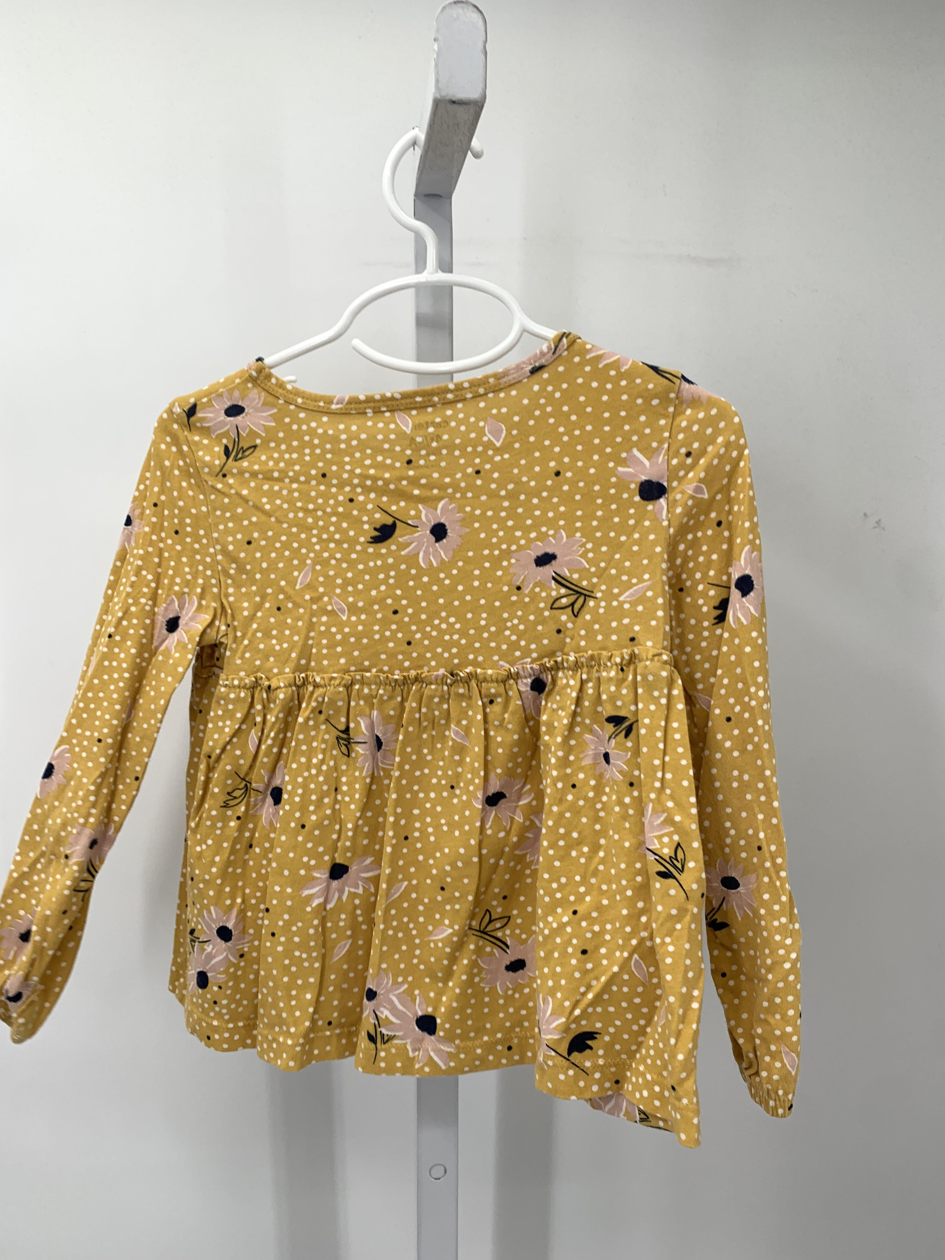 Carters Size 4T Girls Long Sleeve Shirt
