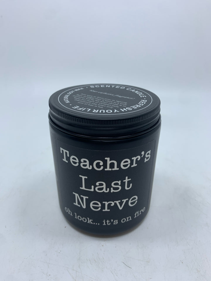 TEACHERS LAST NERVE CANDLE.