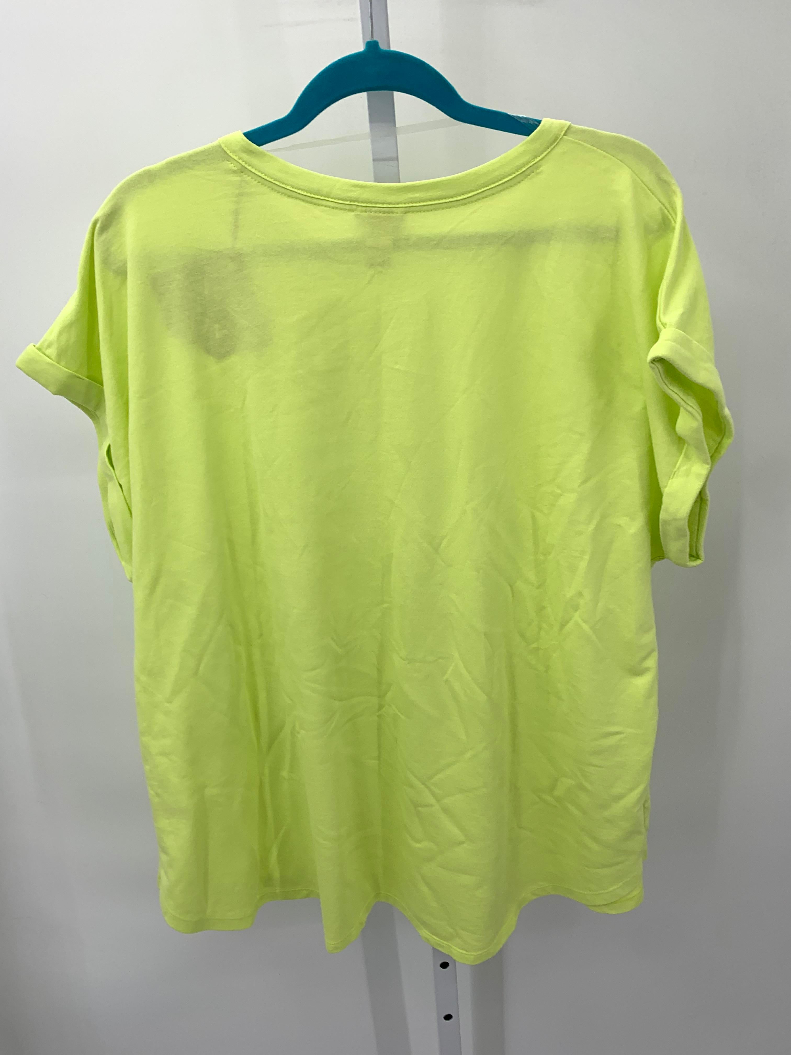 Ava & Viv Size 2X Womens Short Sleeve Shirt