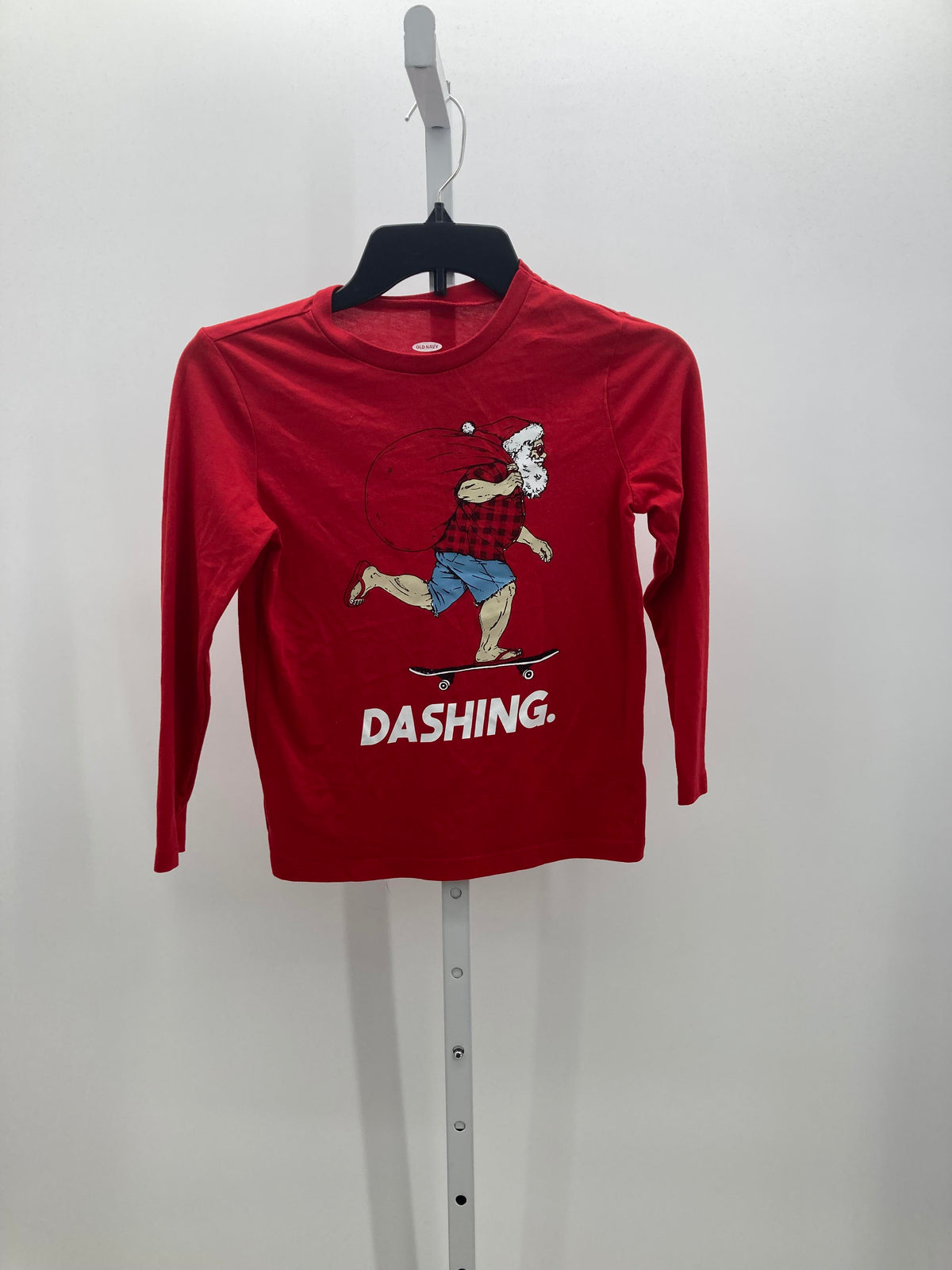 LONG SLV SHIRT SANTA DASHING