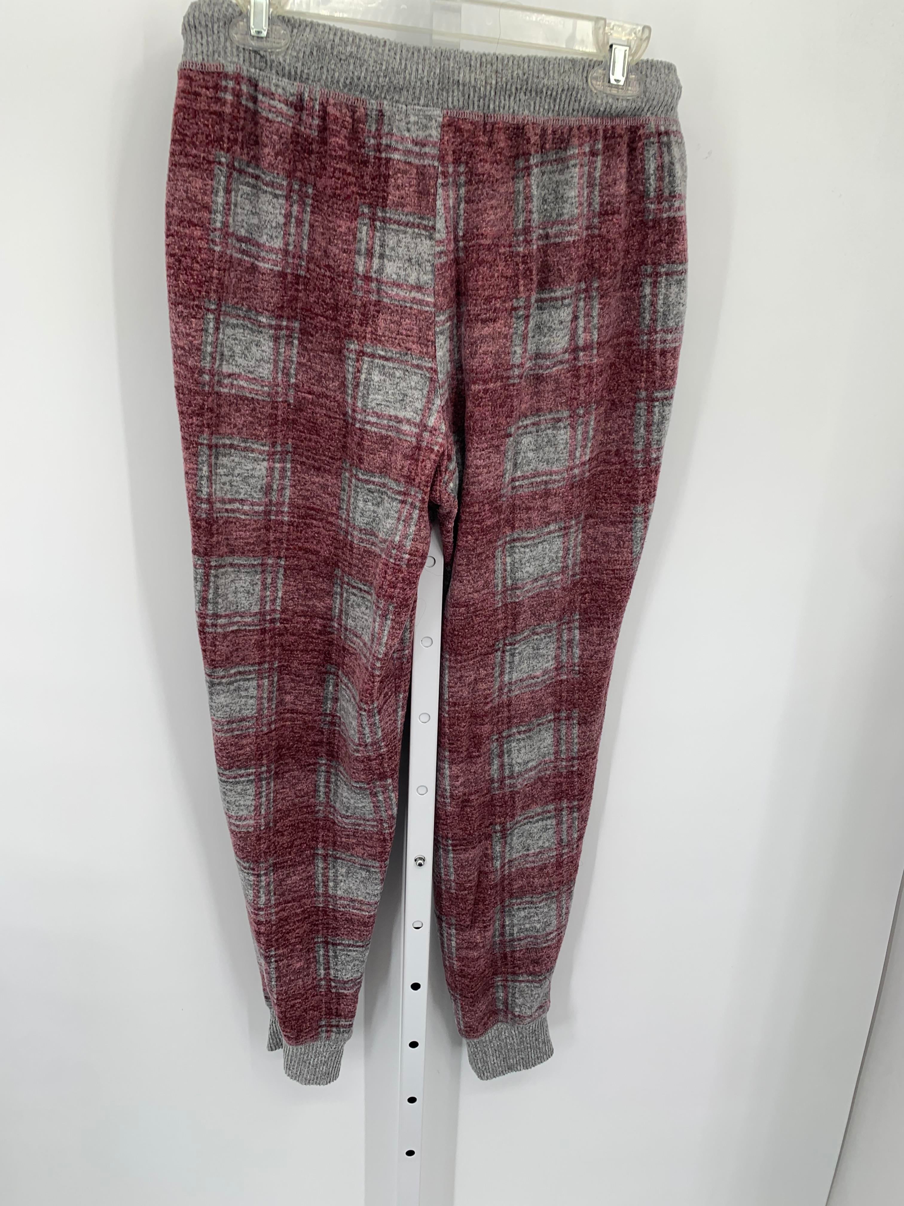 Pink Rose Size Large Juniors Sweatpants