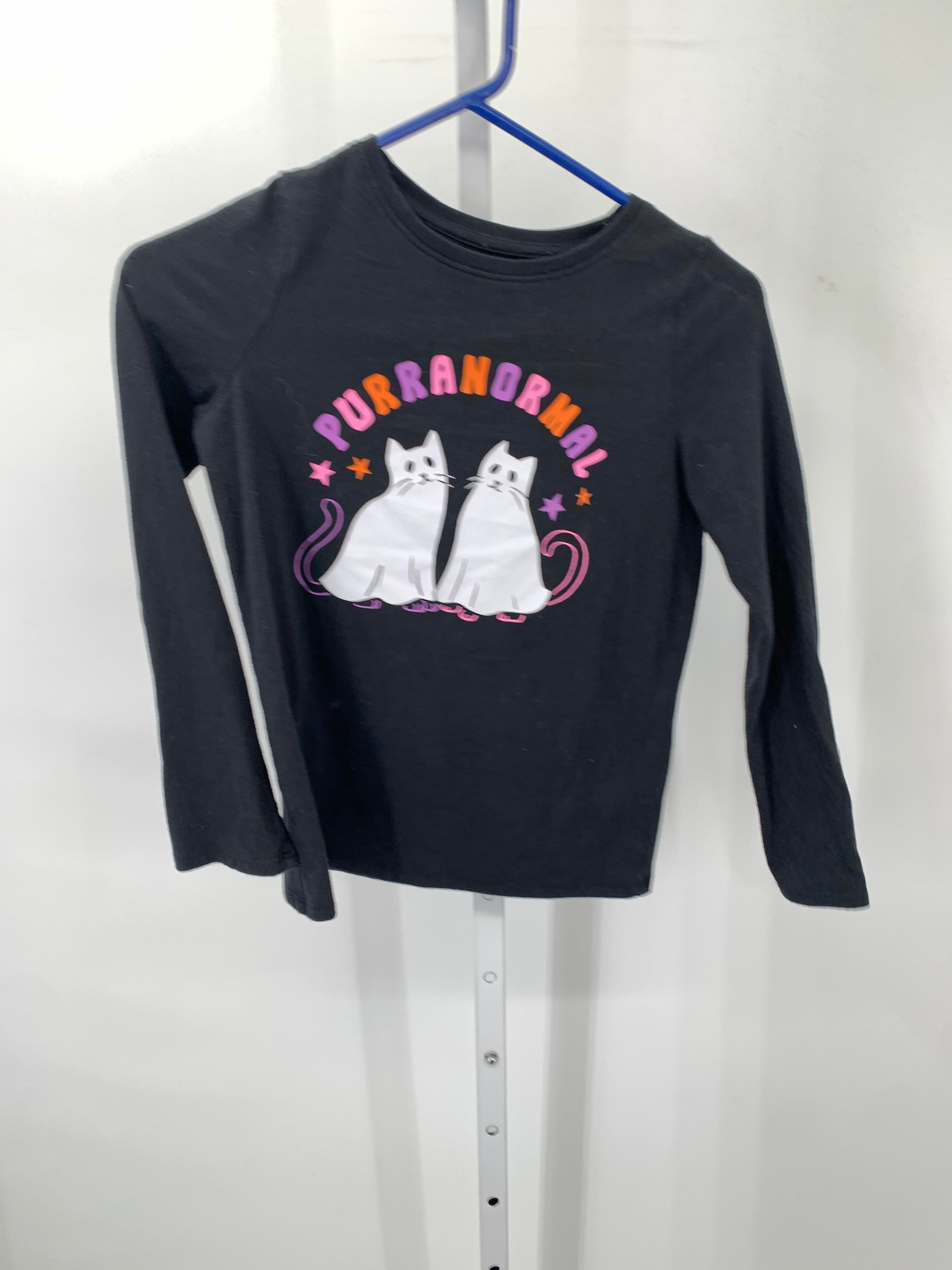 LONG SLV SHIRT PURRANORMAL CAT GHOSTS