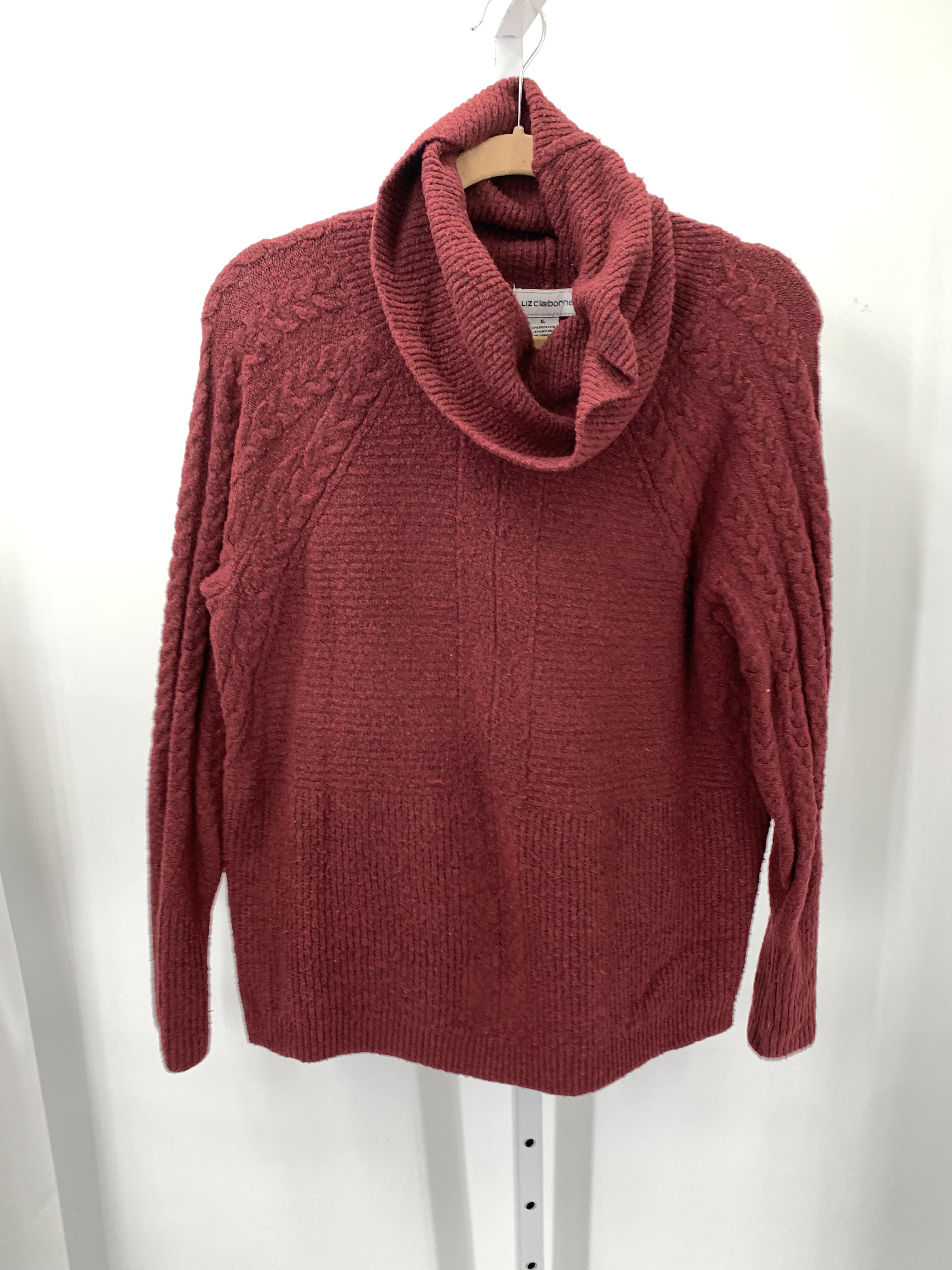 Liz Claiborne Size Extra Large Misses Long Slv Sweater