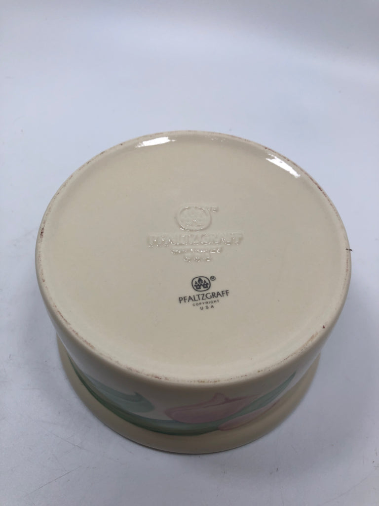 GARDEN PARTY OPEN BUTTER DISH.
