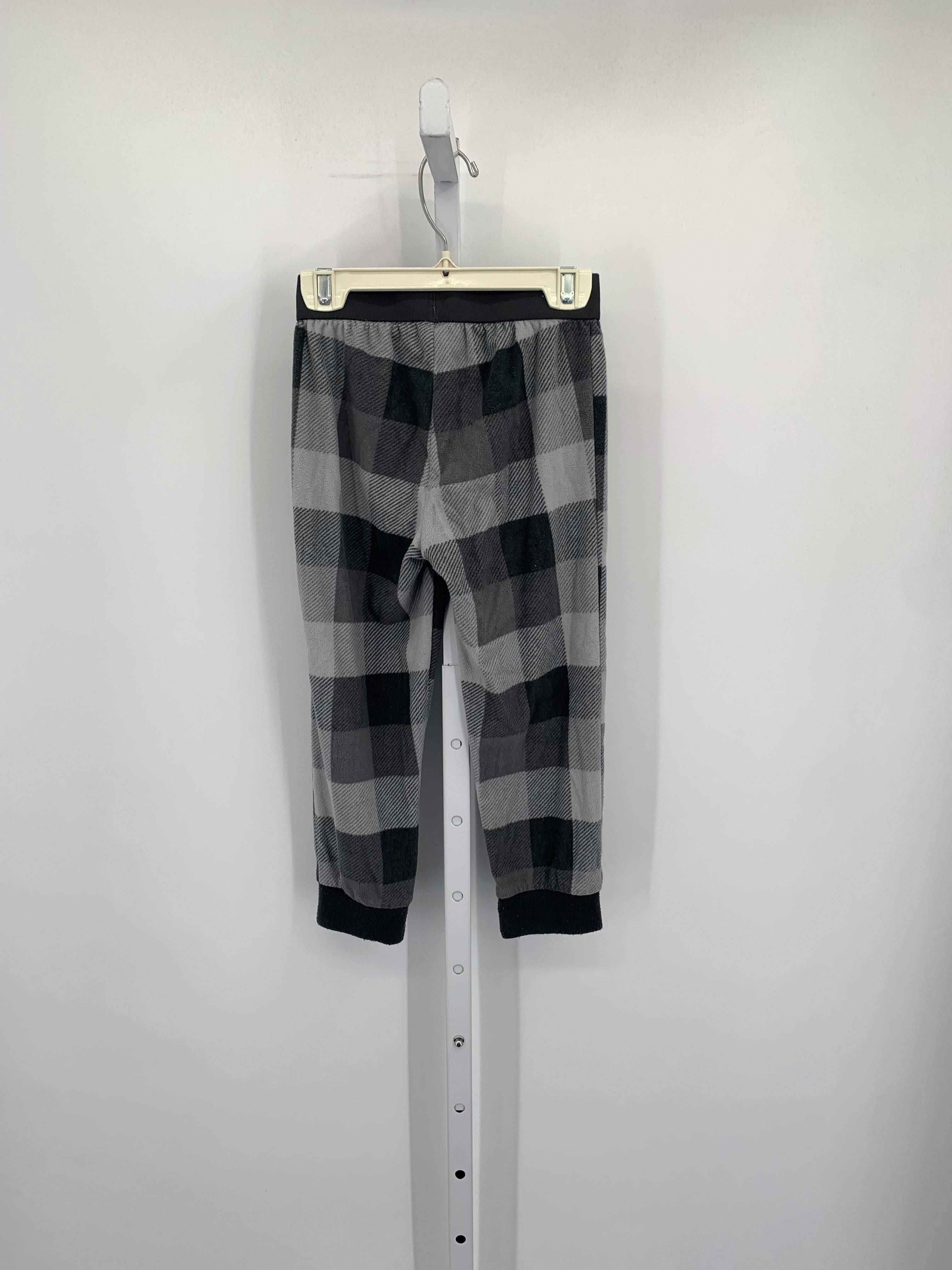 CHECKERED FLEECE PANTS