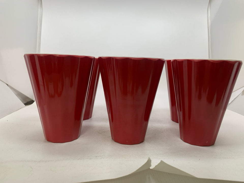 6 HEAVY MELAMINE TUMBLERS