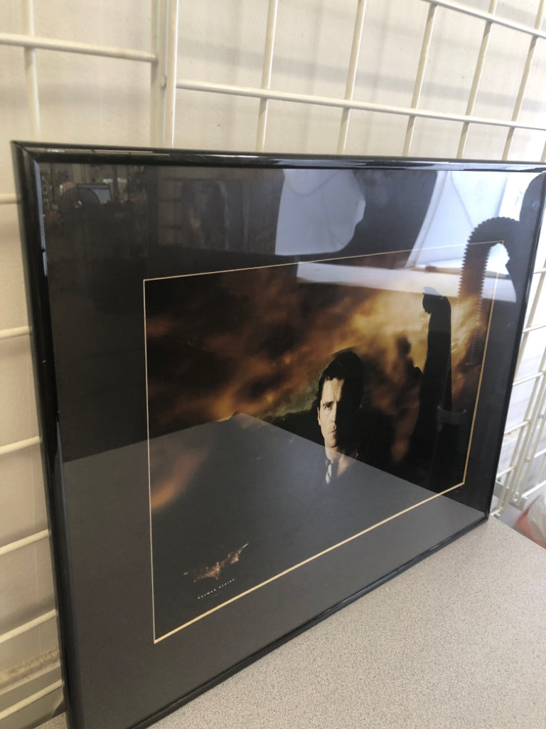 BATMAN BEGINS FRAMED MOVIE PHOTO.