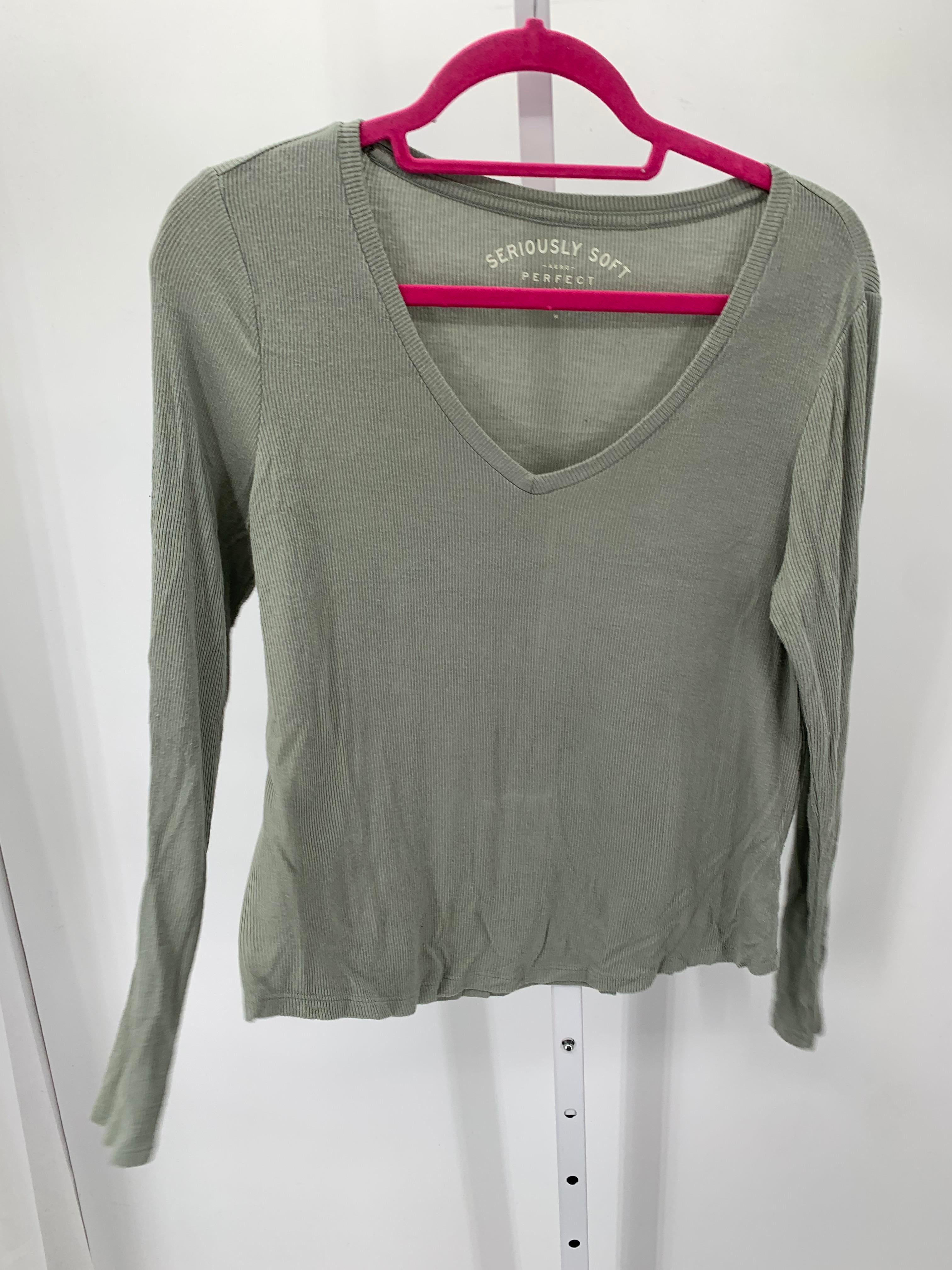 Aerie Size Medium Juniors Long Sleeve Shirt