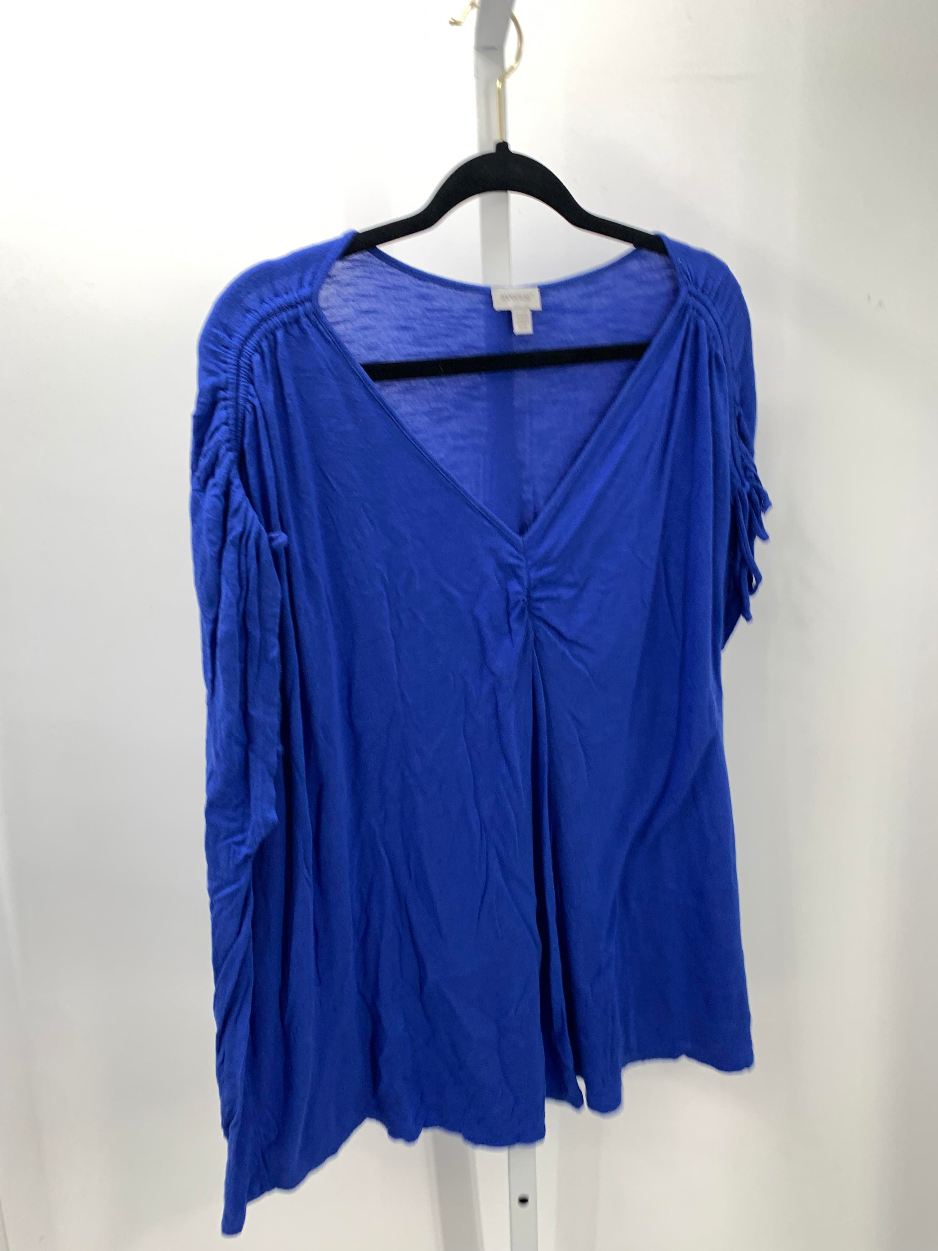 Avenue Size 26/28 W Womens Short Sleeve Shirt