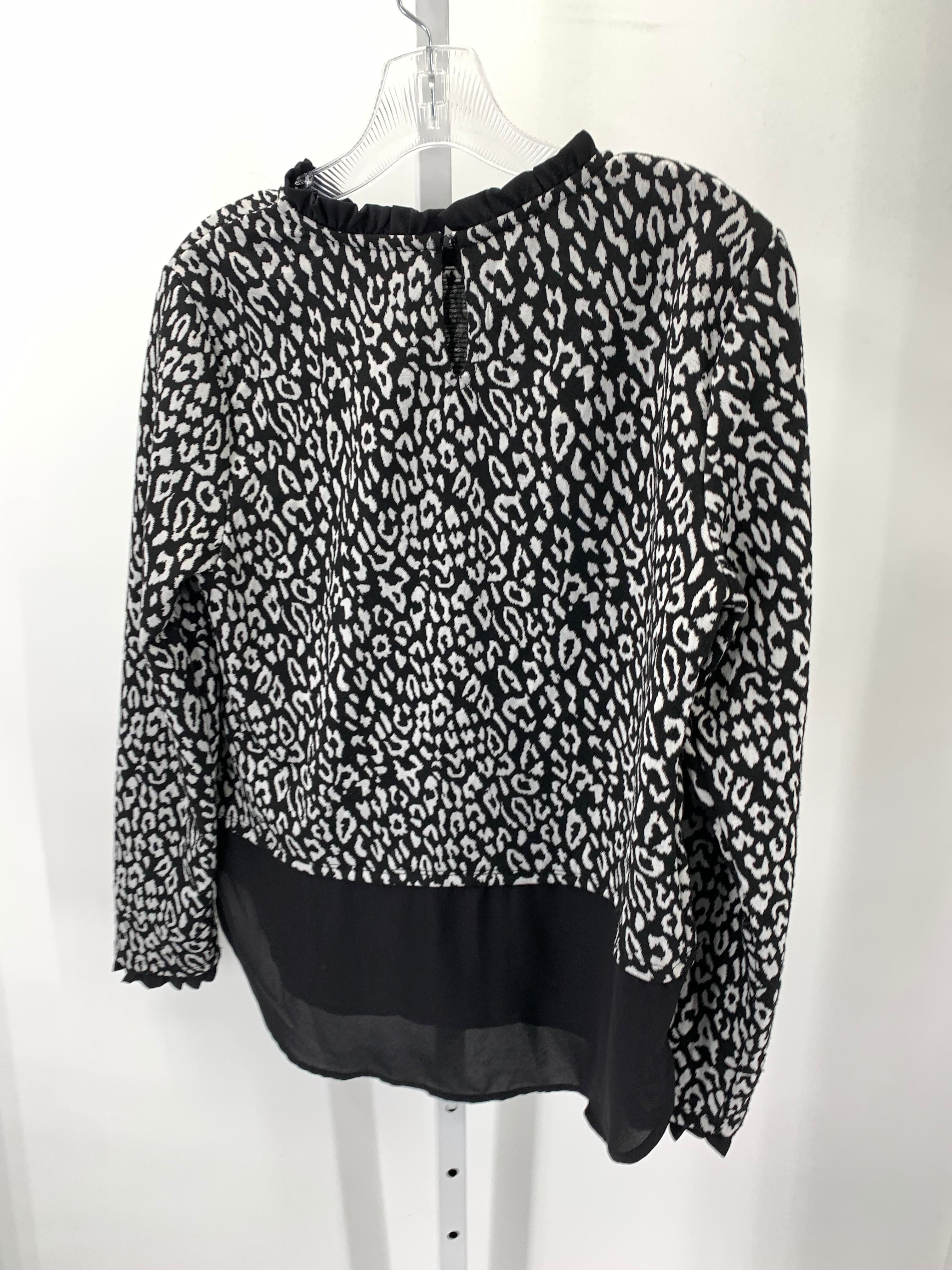 Elle Size Medium Misses Long Sleeve Shirt
