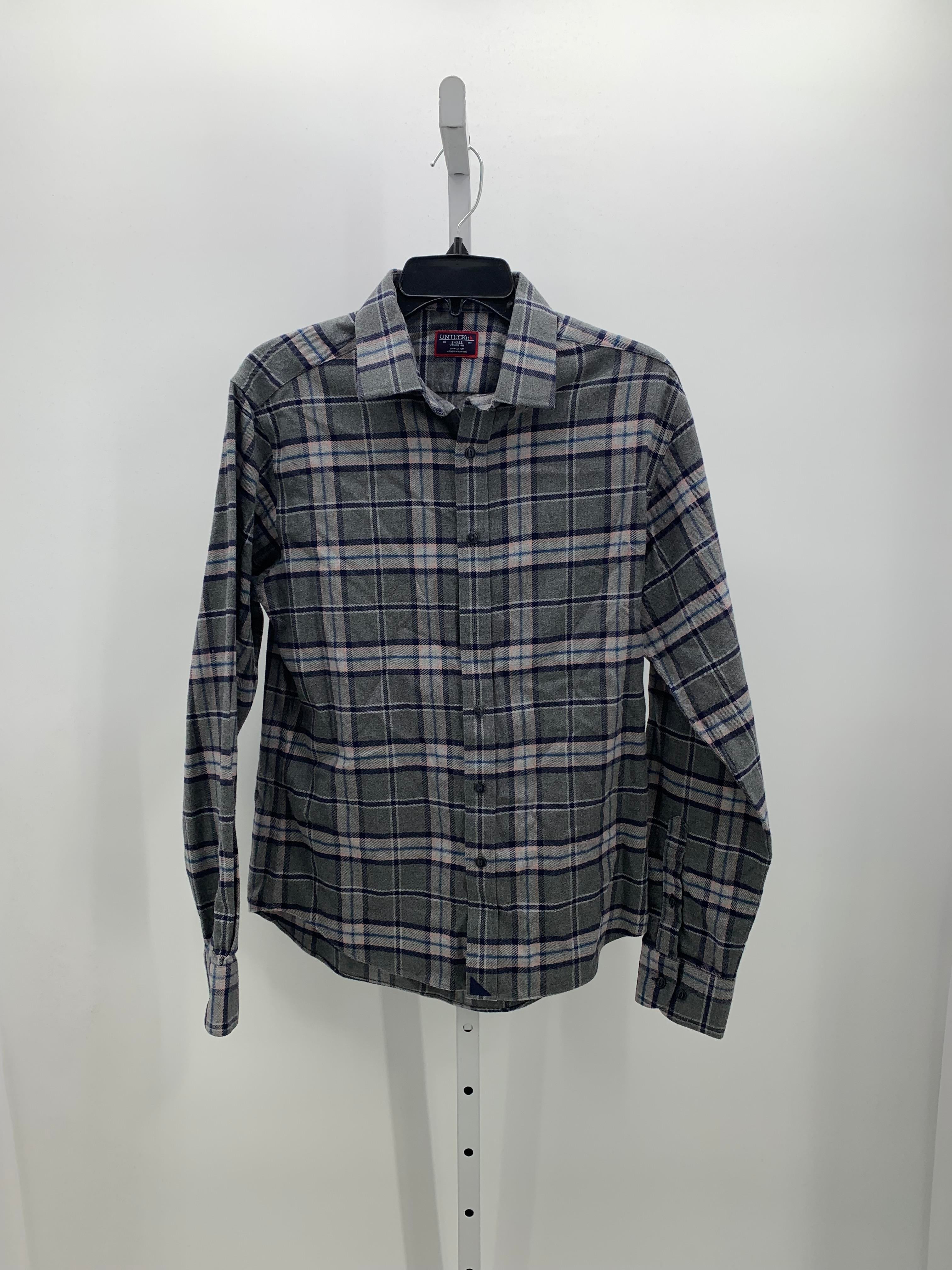 PLAID BTN DOWN